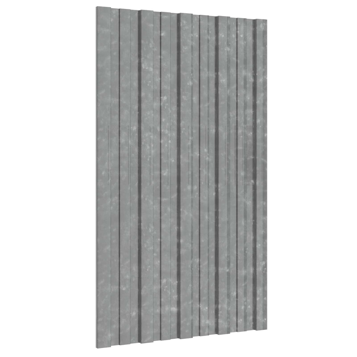 Roof Panel 36 pcs Silver 80 x 45 cm Galvanised steel