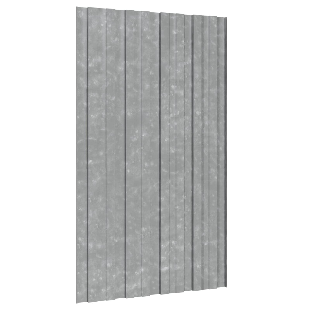 Roof Panel 36 pcs Silver 80 x 45 cm Galvanised steel