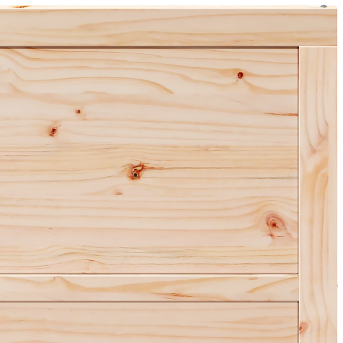 Barn Door Natural 90 x 2.5 x 208 cm Solid Pine Wood
