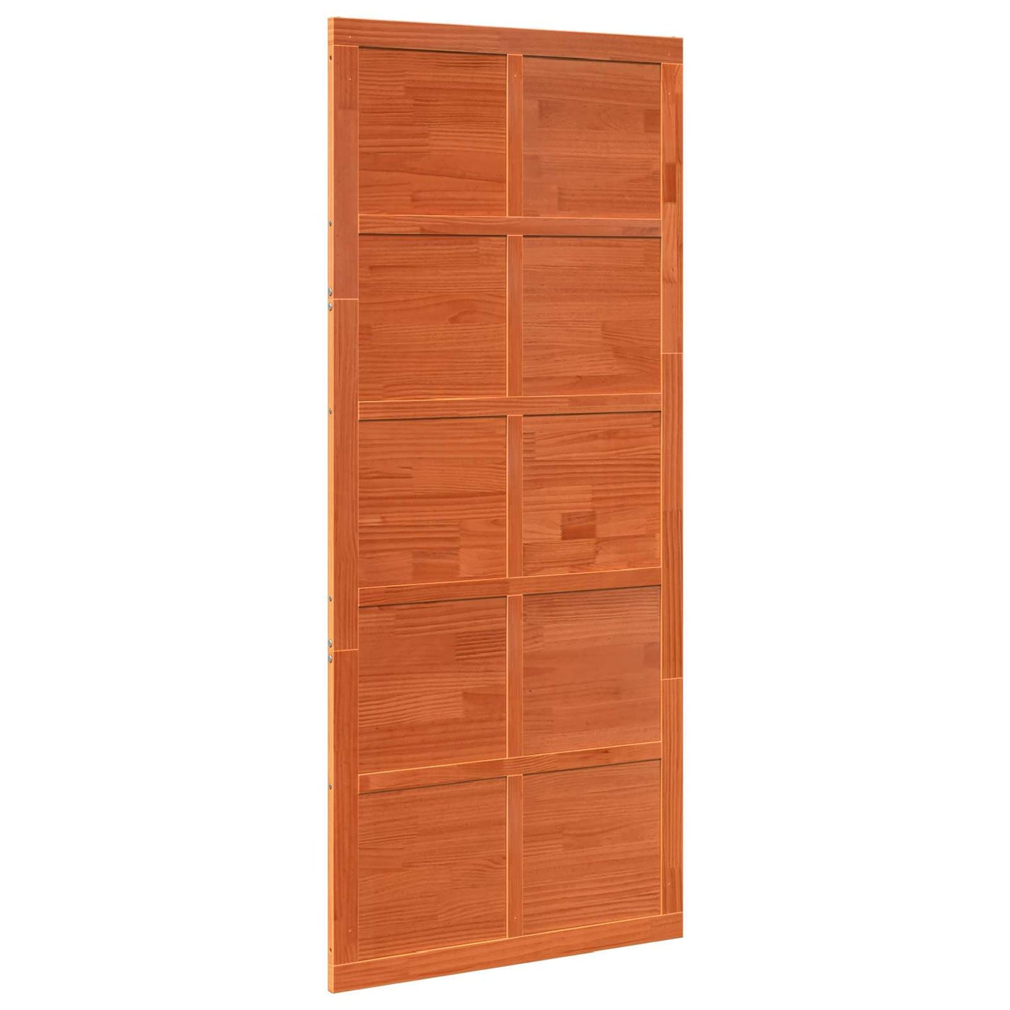 Barn Door Wax brown 90 x 2.5 x 208 cm Solid Pine Wood