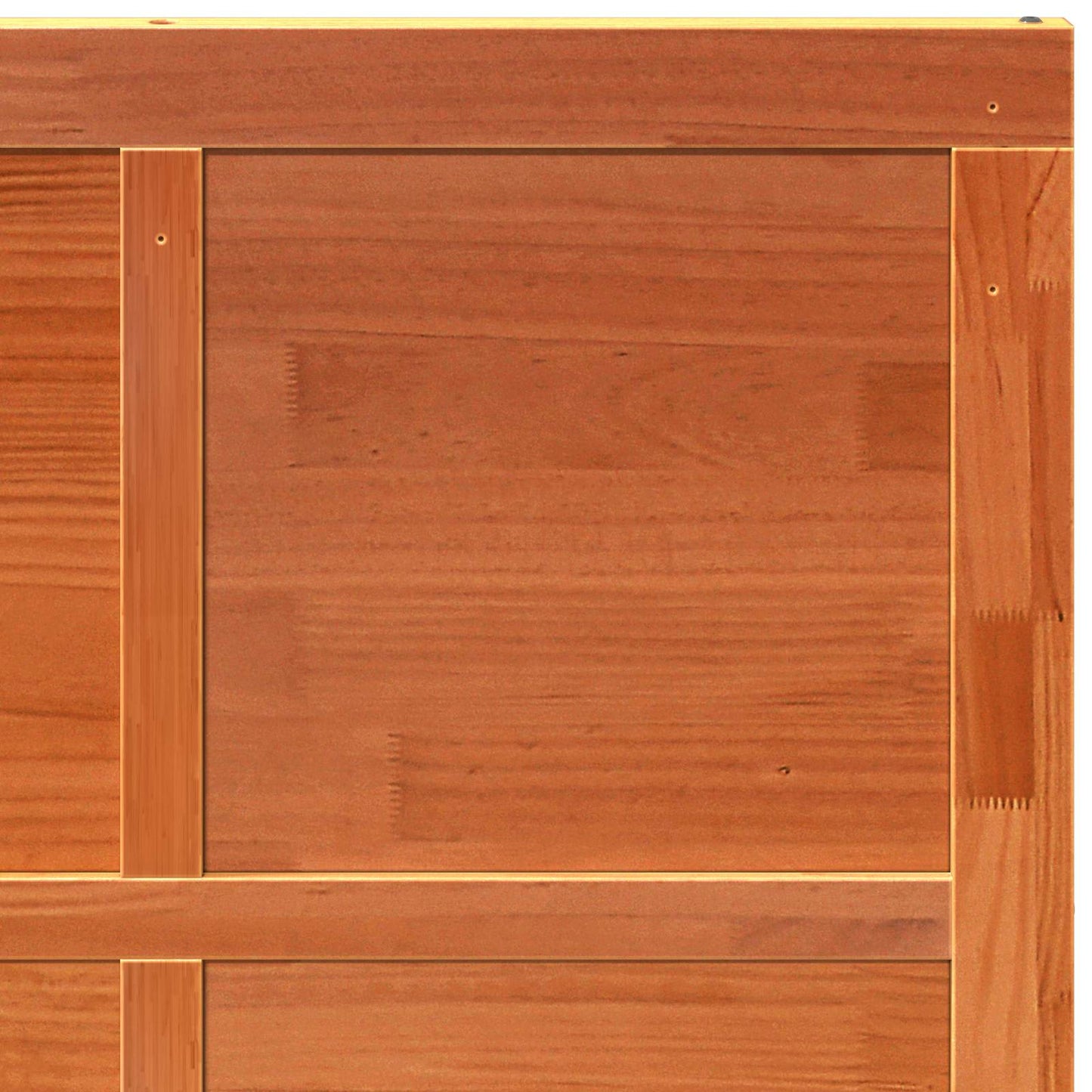 Barn Door Wax brown 80 x 2.5 x 208 cm Solid Pine Wood