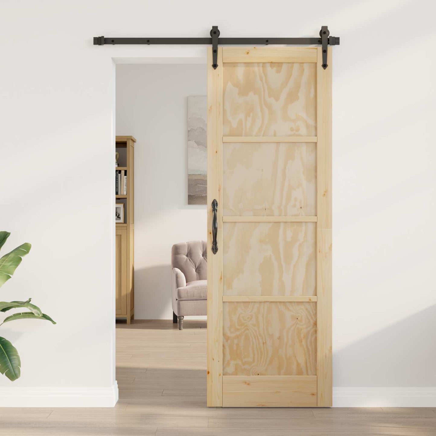 Interior Door Natural 73.5 x 211 cm Plywood