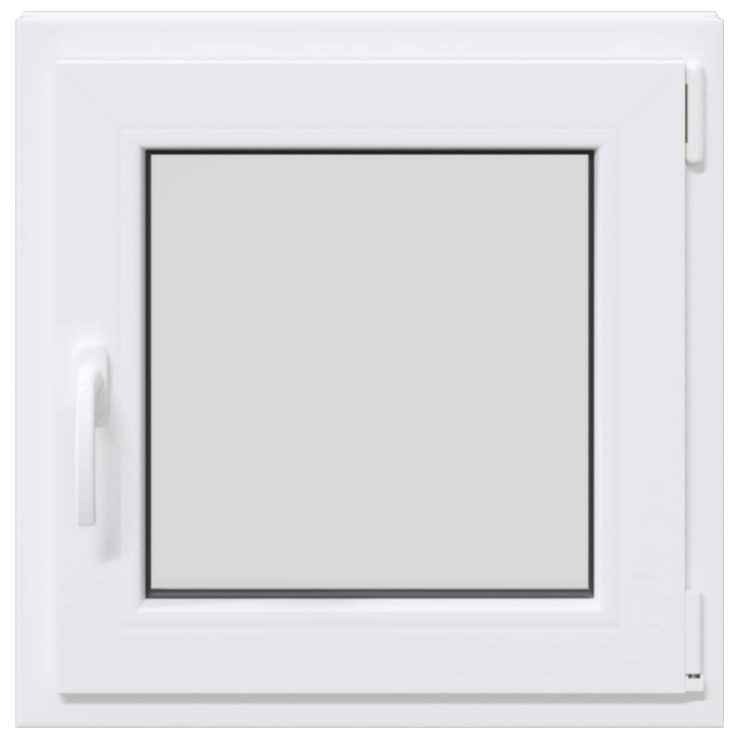 Basement Window RISOR 60 x 60 cm PVC and Glass White