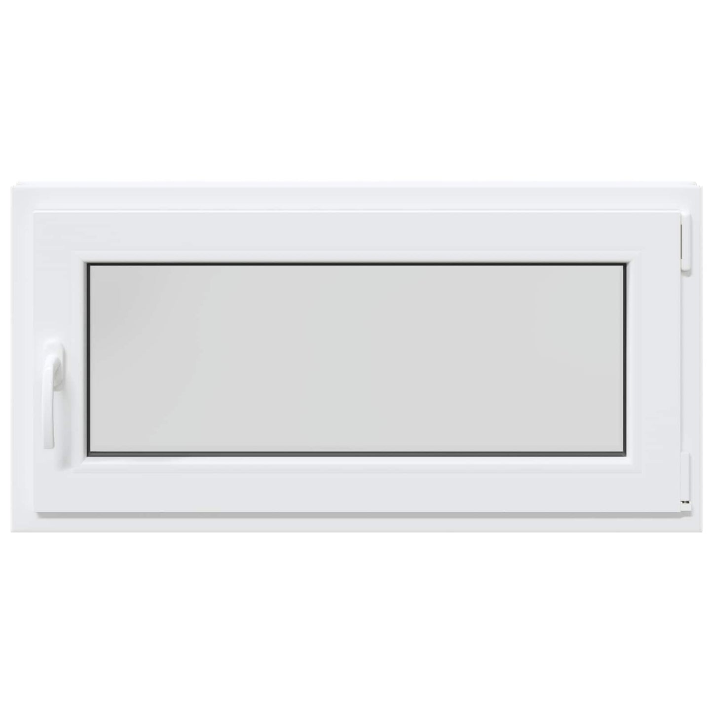 Basement Window RISOR 100 x 50 cm PVC and Glass White