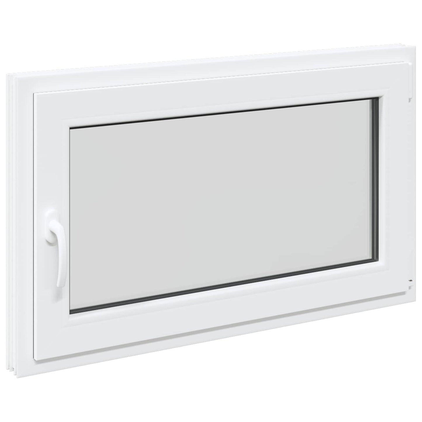 Basement Window RISOR 100 x 60 cm PVC and Glass White