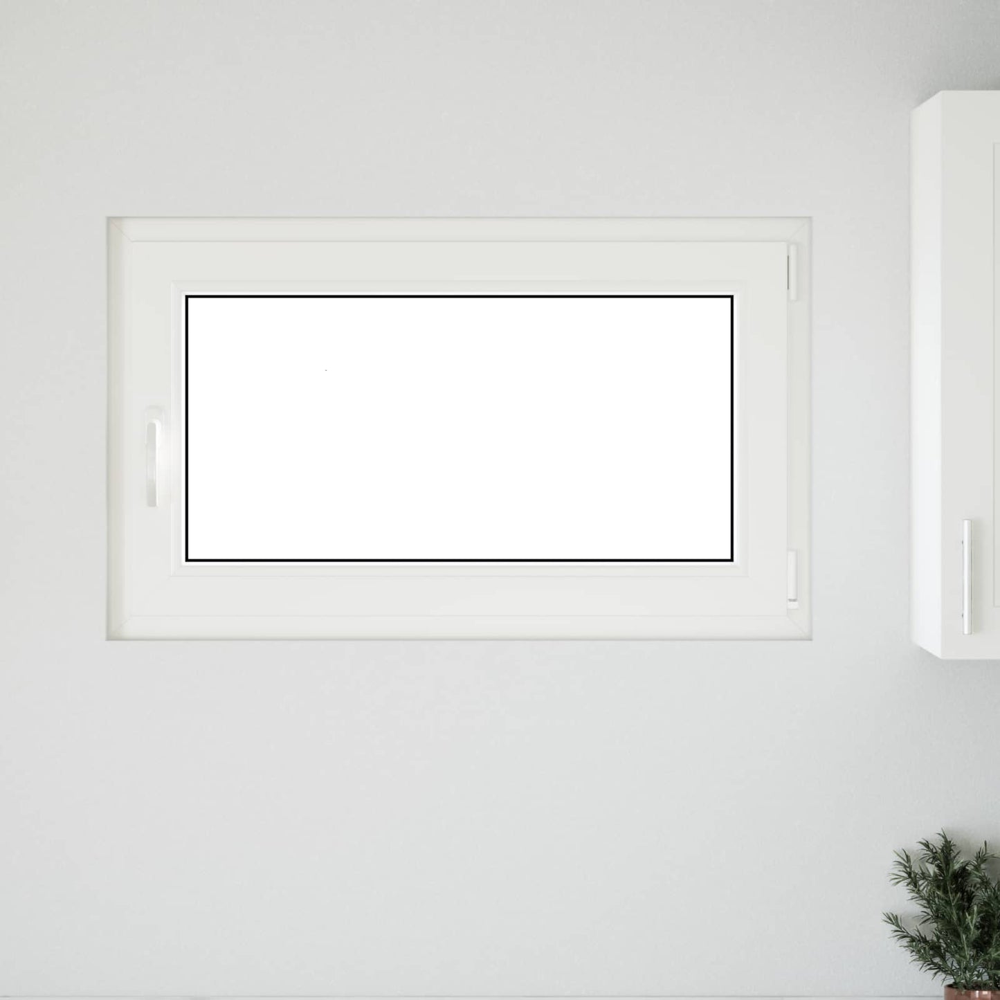 Tilt & Turn Basement Window RISOR 100 x 70 cm PVC and Glass
