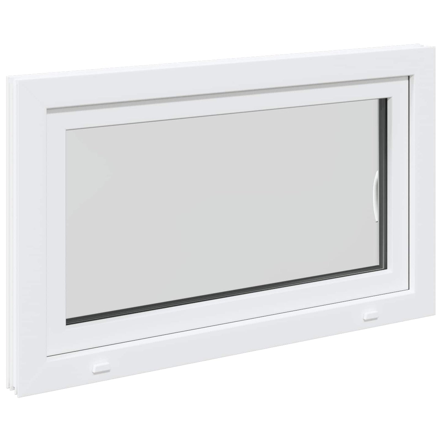 Tilt & Turn Basement Window RISOR 100 x 70 cm PVC and Glass