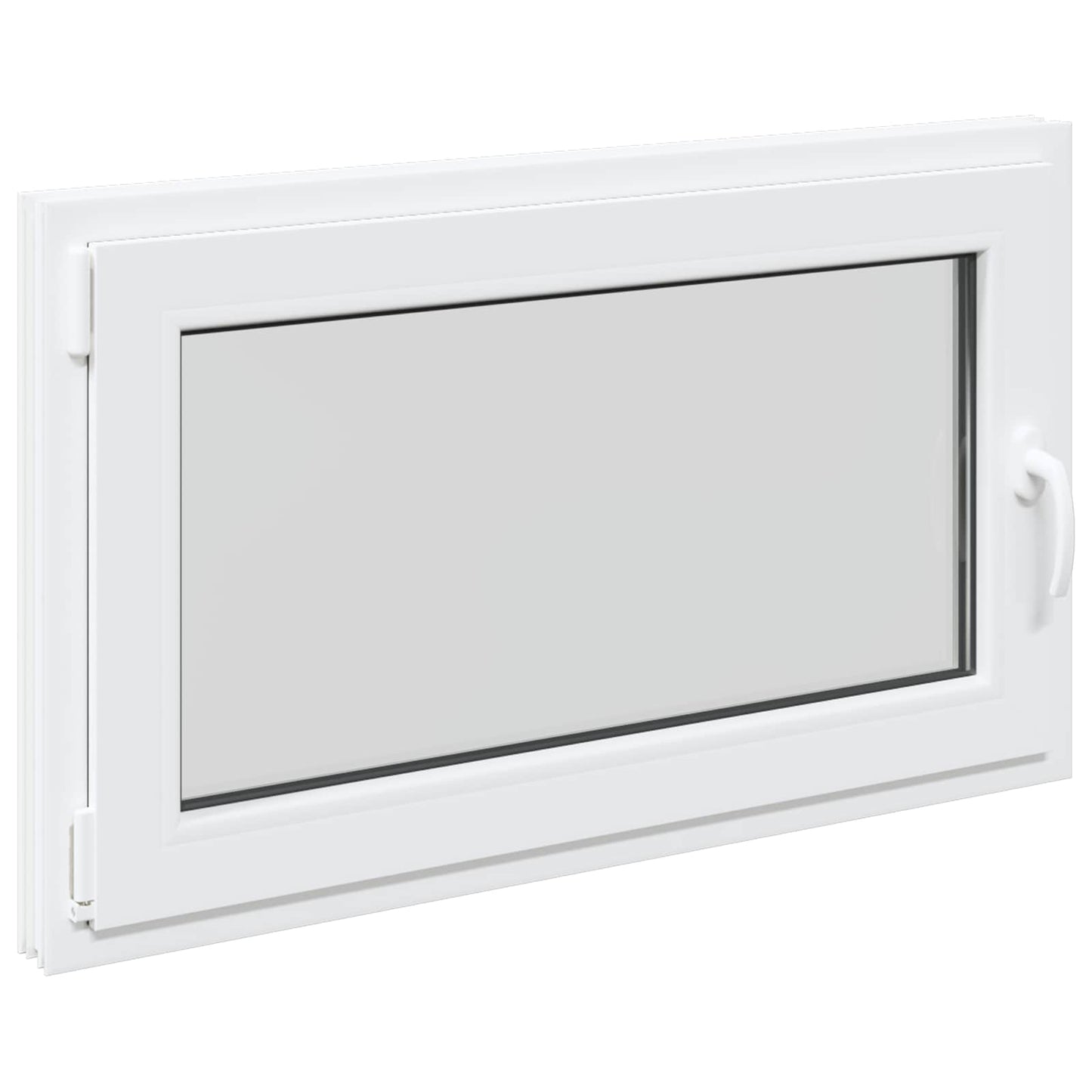 Basement Window RISOR 100 x 70 cm PVC and Glass White