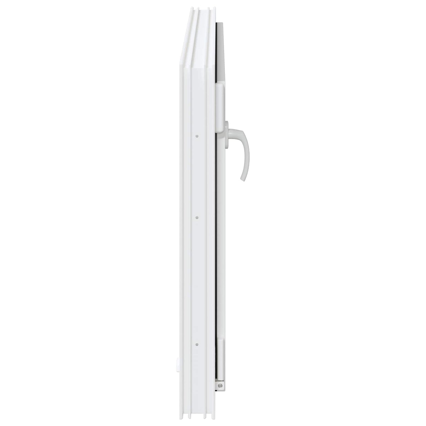 Basement Window RISOR 100 x 70 cm PVC and Glass White