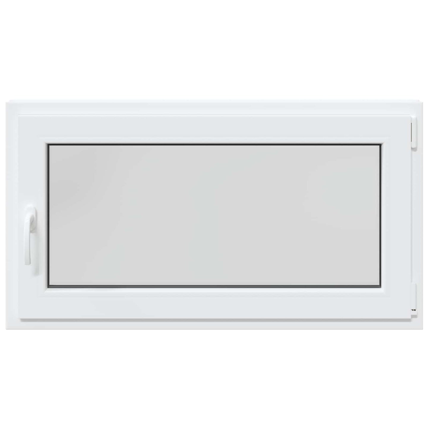 Basement Window RISOR 110 x 70 cm PVC and Glass White