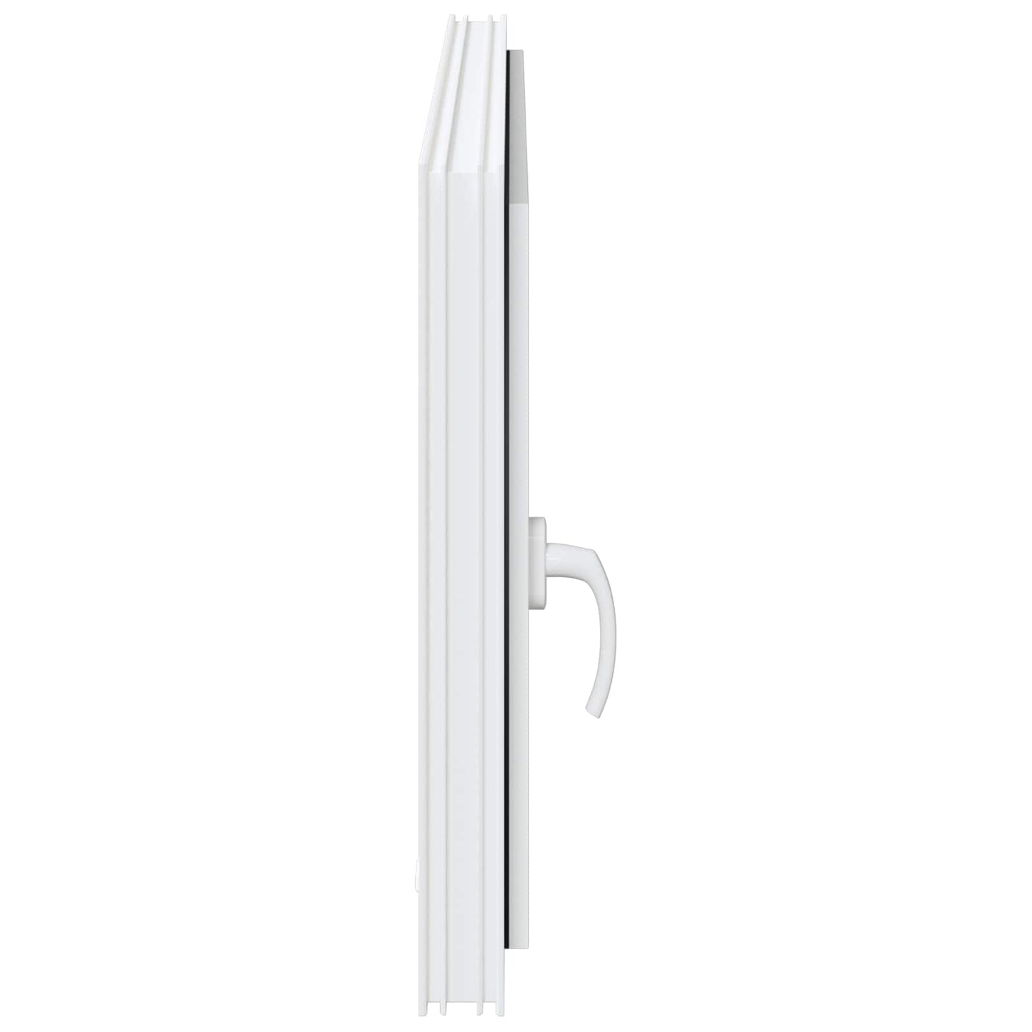 Basement Window RISOR 110 x 70 cm PVC and Glass White