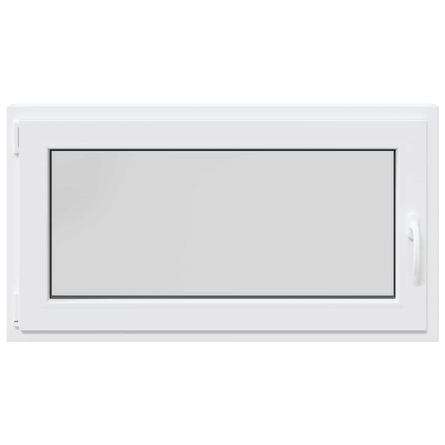 Basement Window RISOR 110 x 70 cm PVC and Glass White