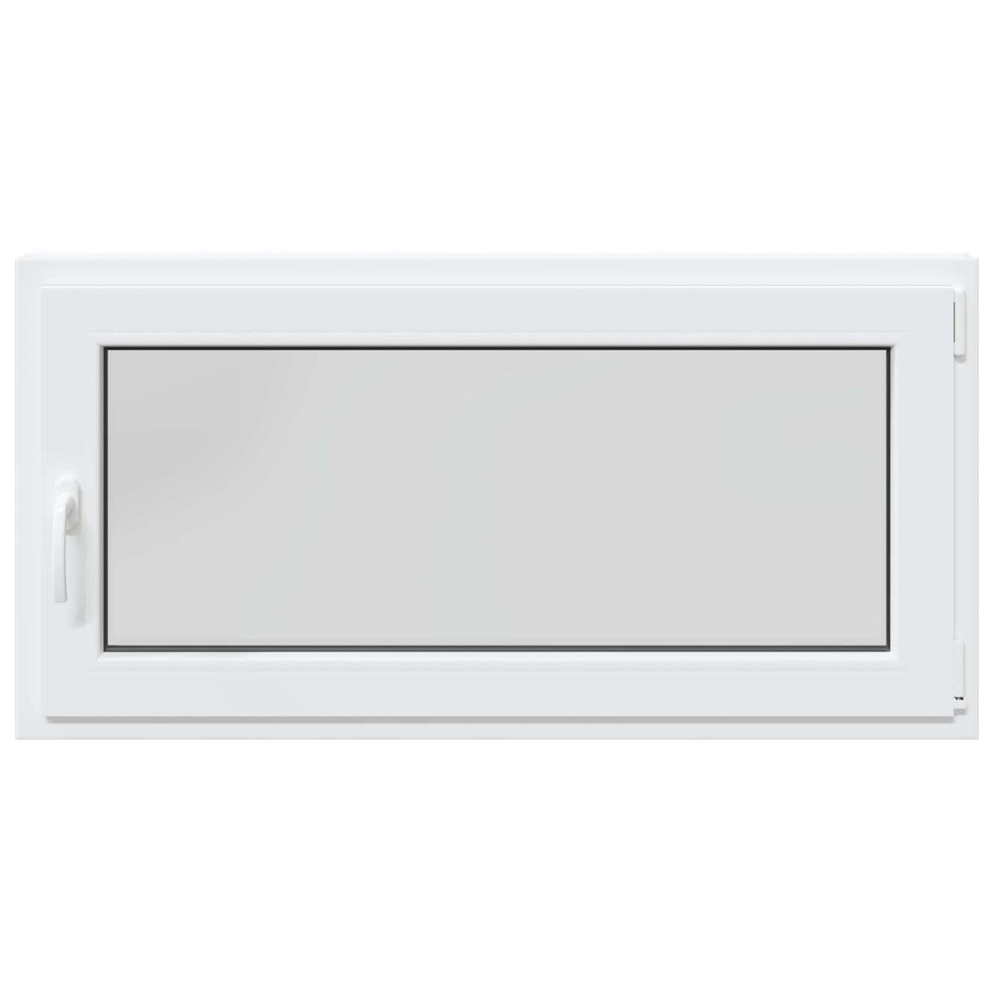Basement Window RISOR 120 x 60 cm PVC and Glass White
