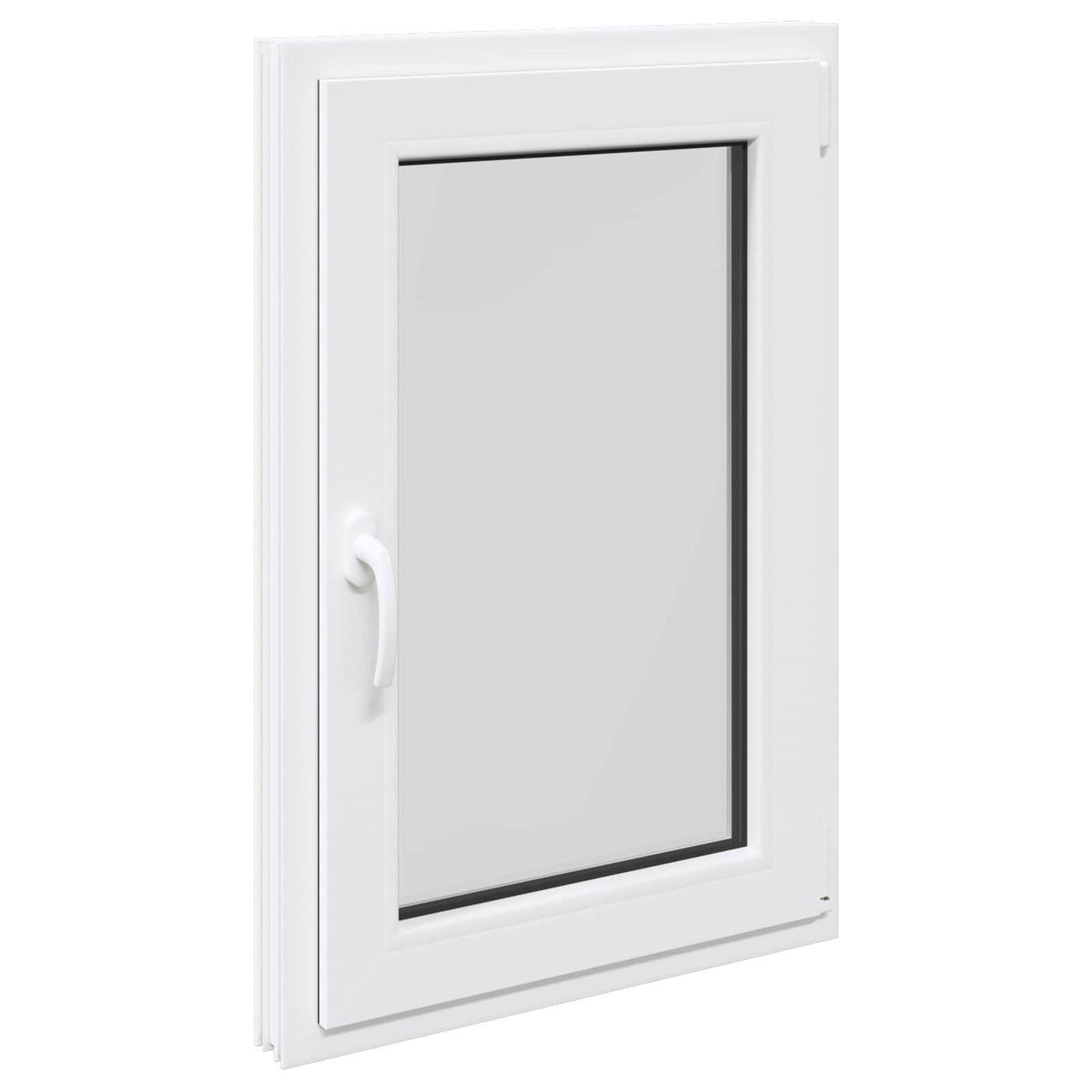 Basement Window RISOR 60 x 90 cm PVC and Glass White