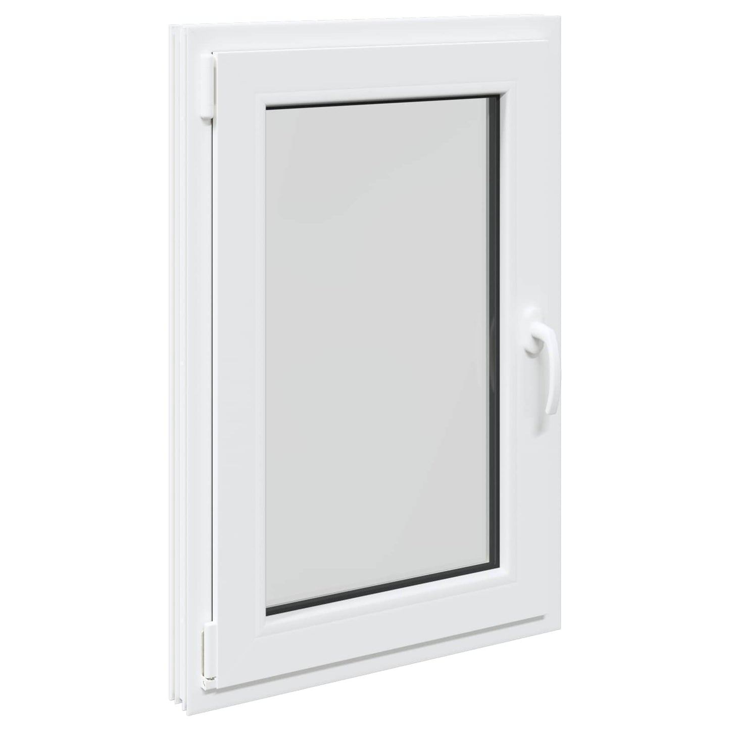 Basement Window RISOR 60 x 100 cm PVC and Glass White