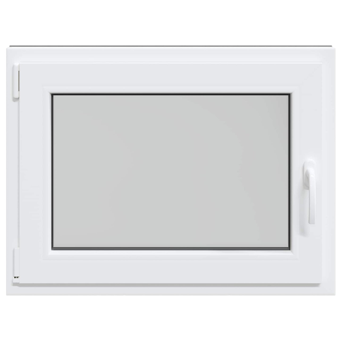 Basement Window RISOR 80 x 70 cm PVC and Glass White