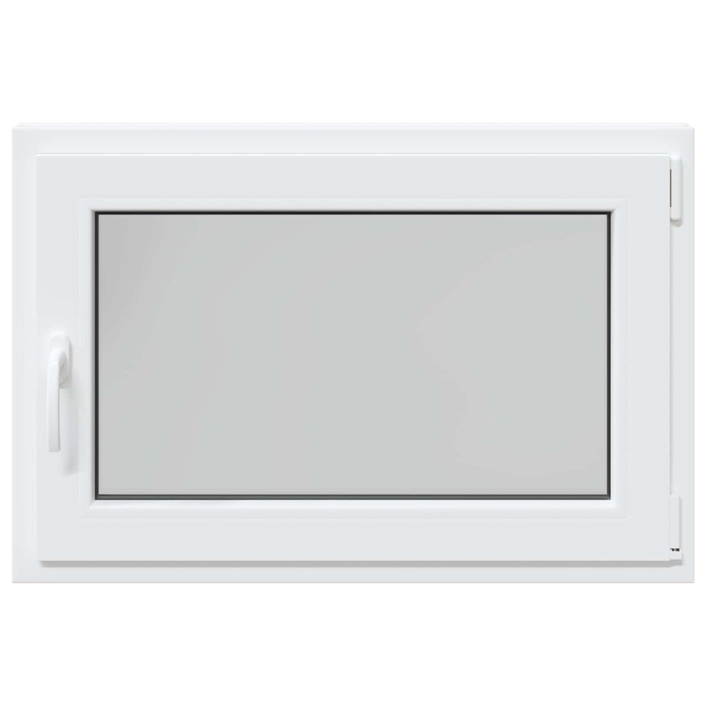 Basement Window RISOR 90 x 50 cm PVC and Glass White