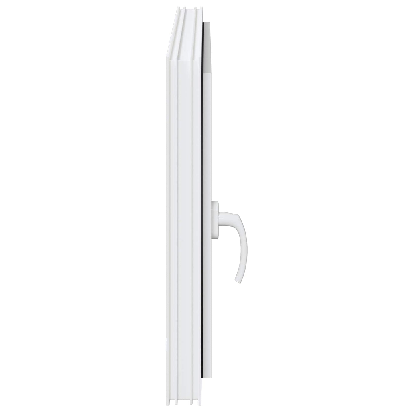 Basement Window RISOR 90 x 70 cm PVC and Glass White