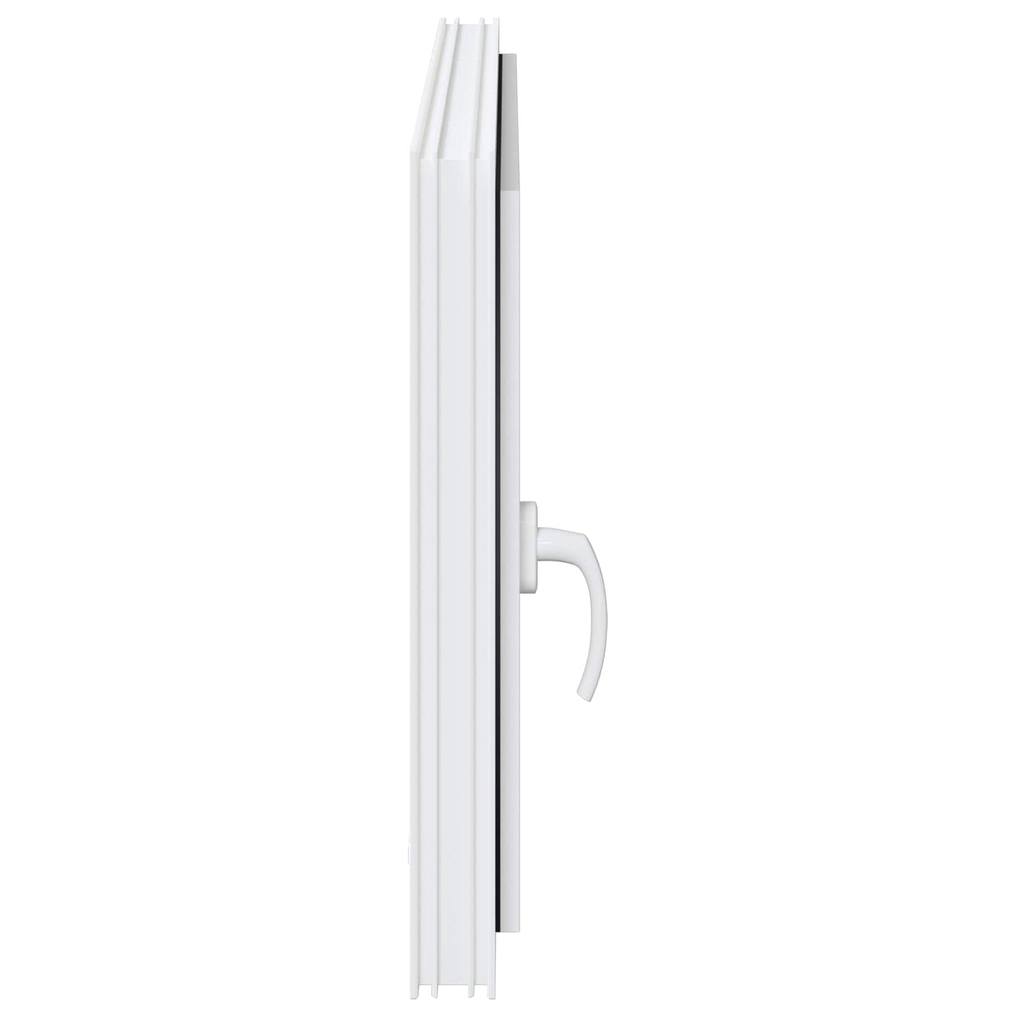 Basement Window RISOR 100 x 50 cm PVC and Glass White
