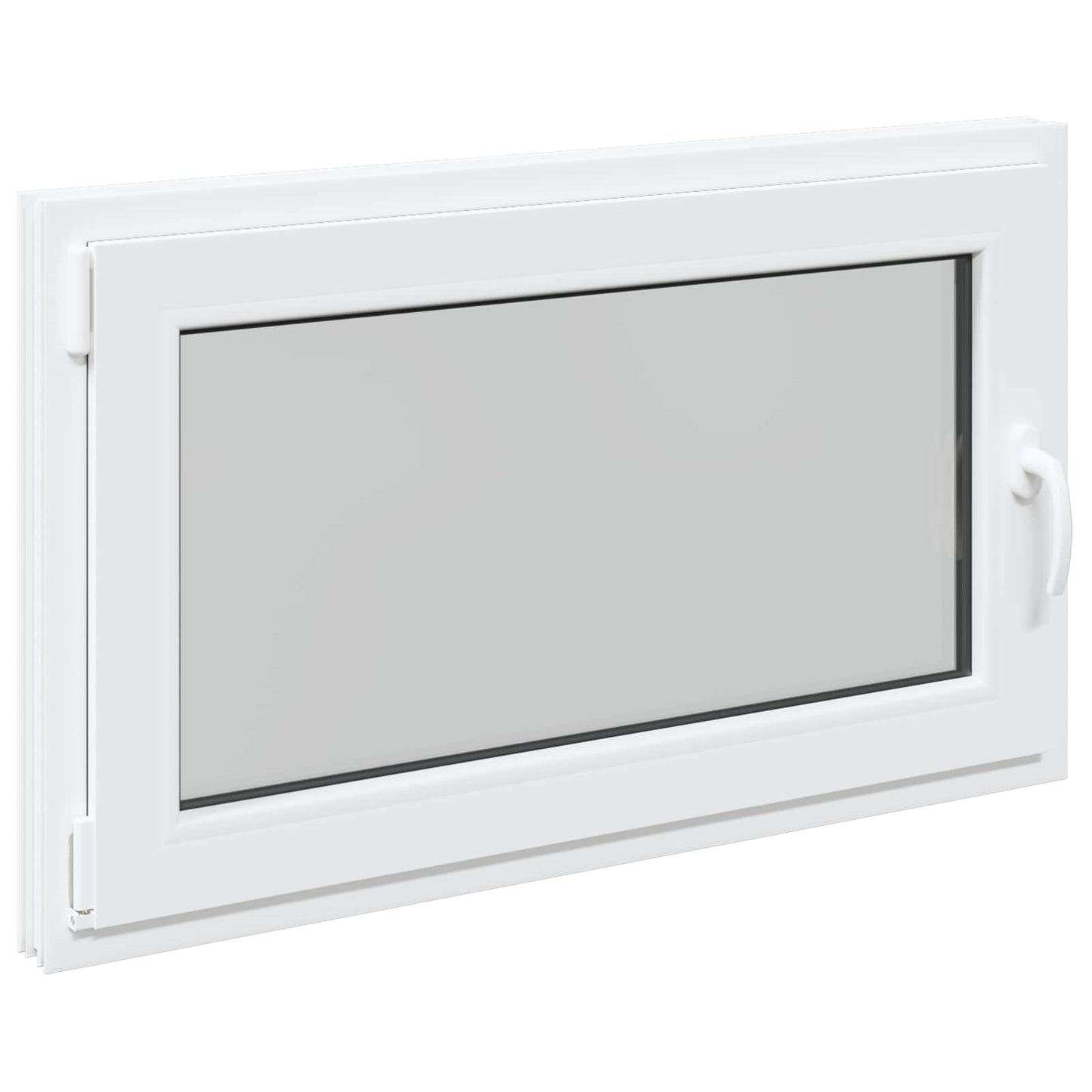 Basement Window RISOR 100 x 60 cm PVC and Glass White