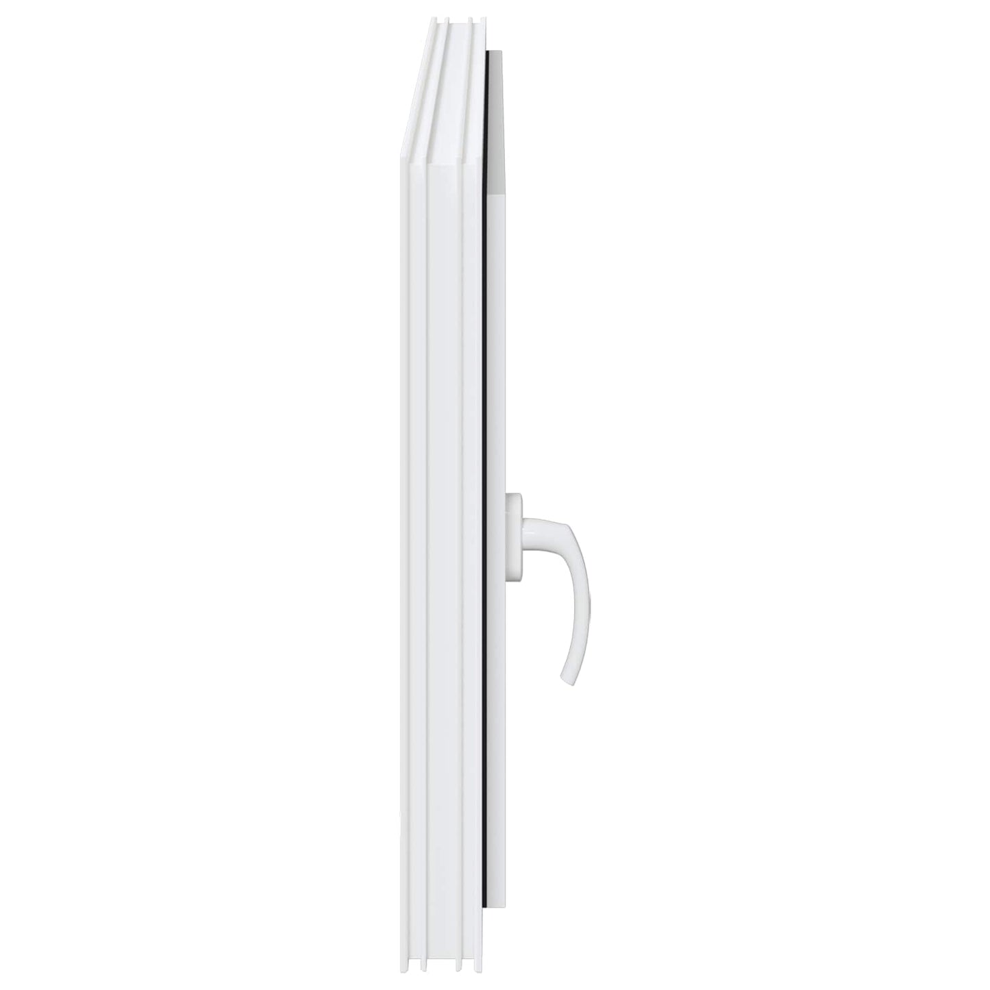 Basement Window RISOR 110 x 50 cm PVC and Glass White