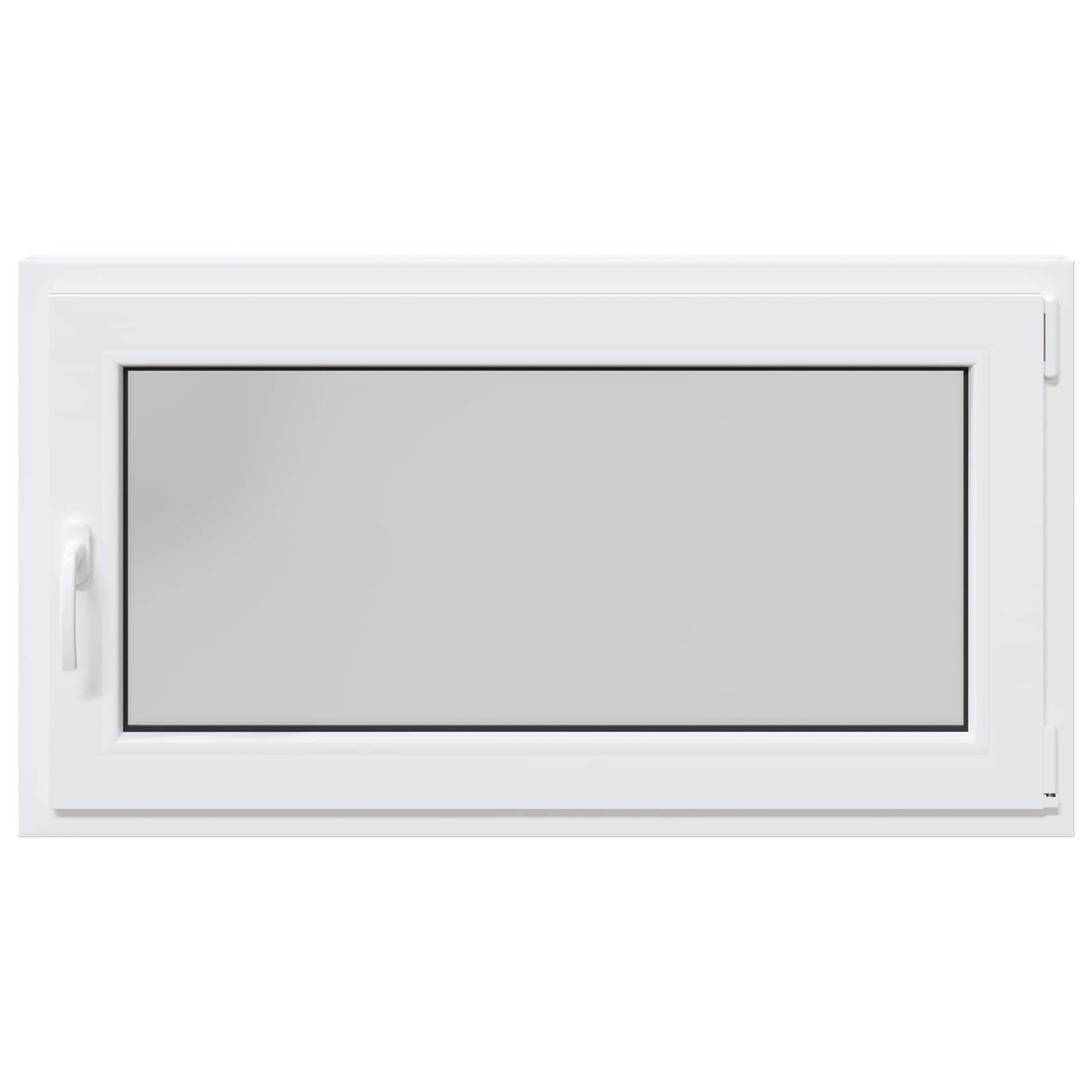 Basement Window RISOR 110 x 70 cm PVC and Glass White