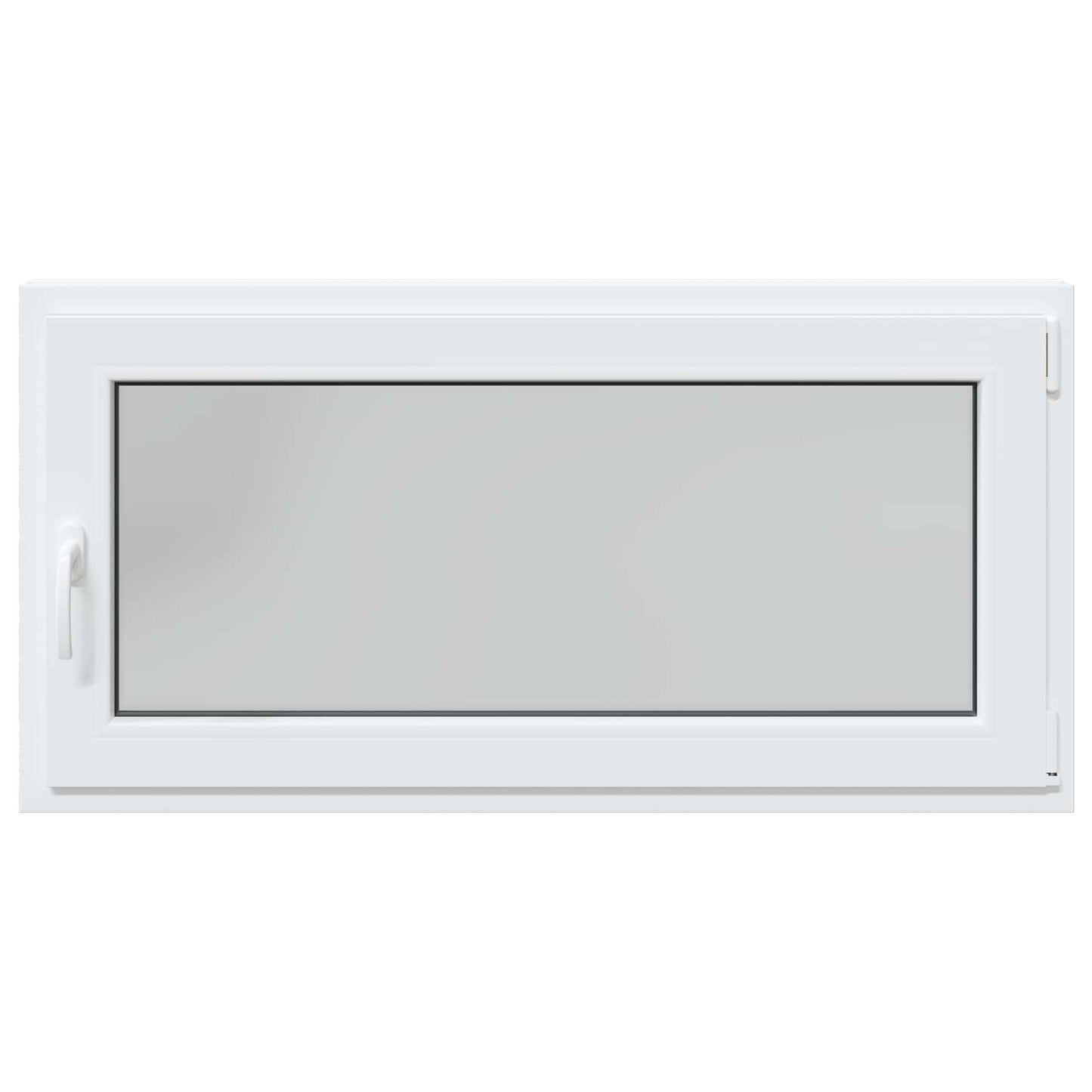 Basement Window RISOR 120 x 60 cm PVC and Glass White