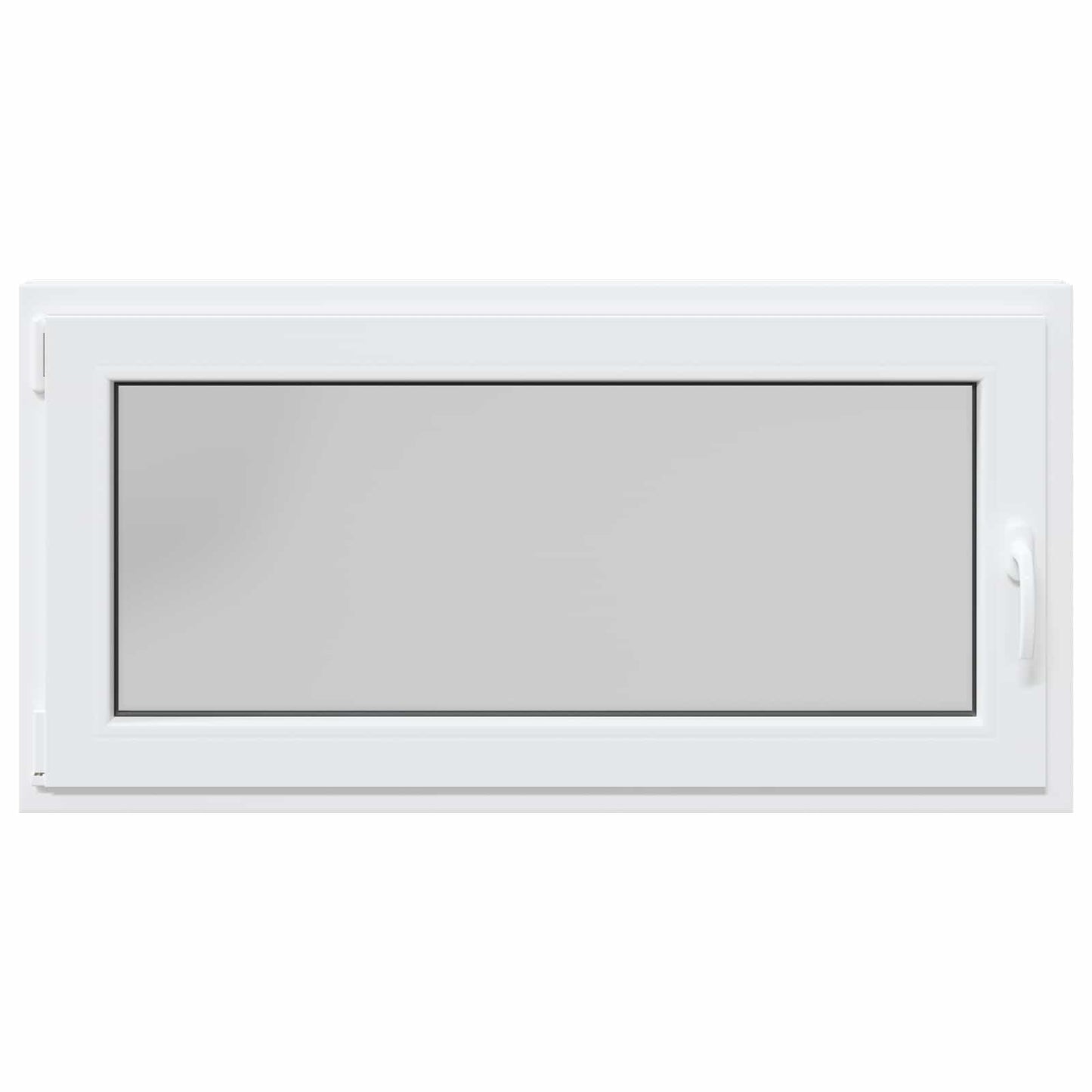 Basement Window RISOR 120 x 60 cm PVC and Glass White