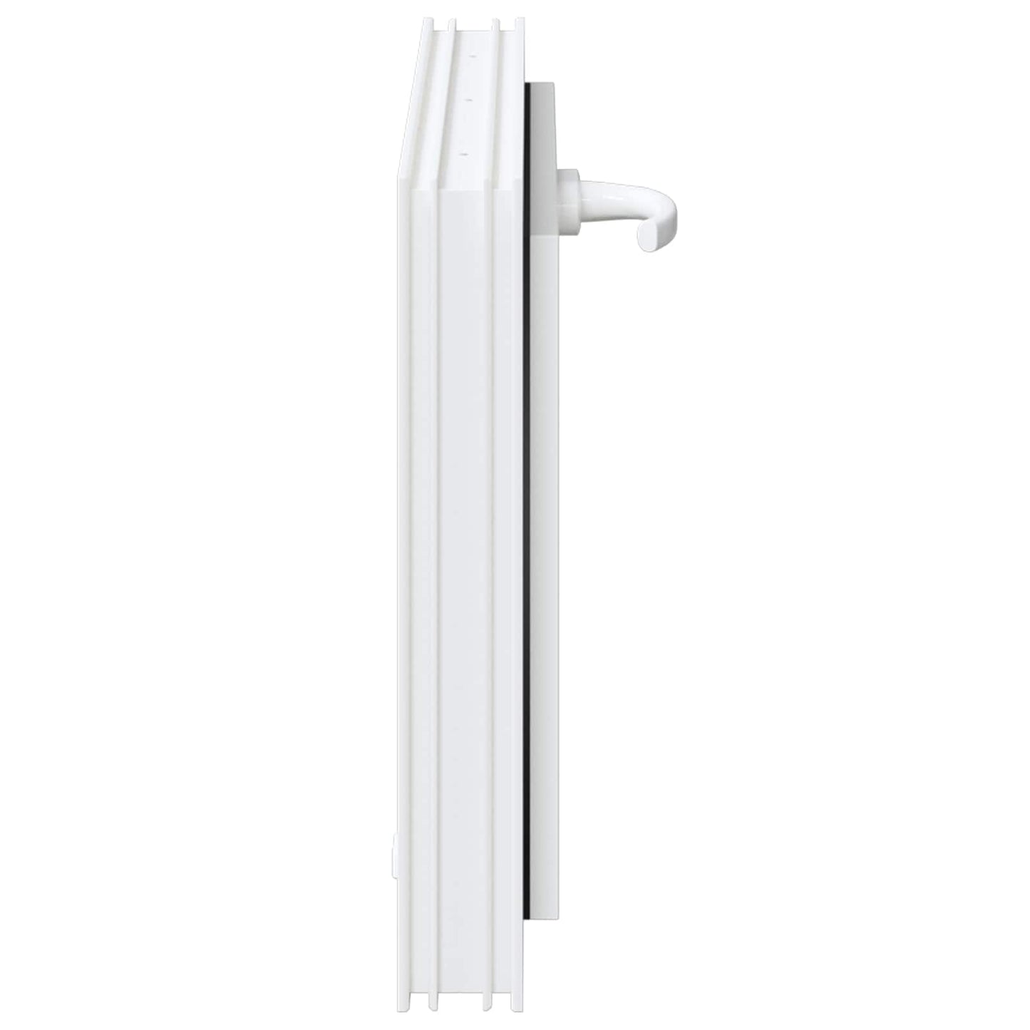 Basement Window RISOR 60 x 40 cm PVC and Glass White