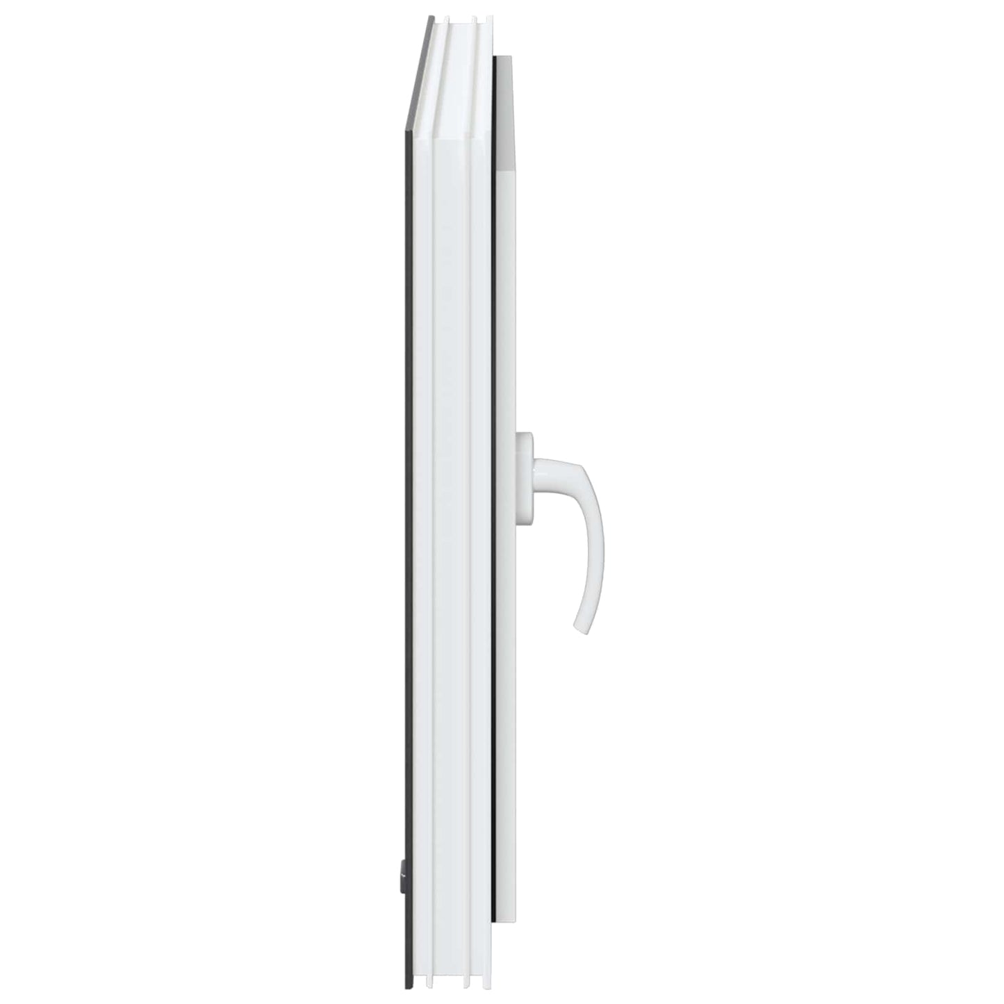Basement Window RISOR 60 x 100 cm PVC and Glass Anthracite