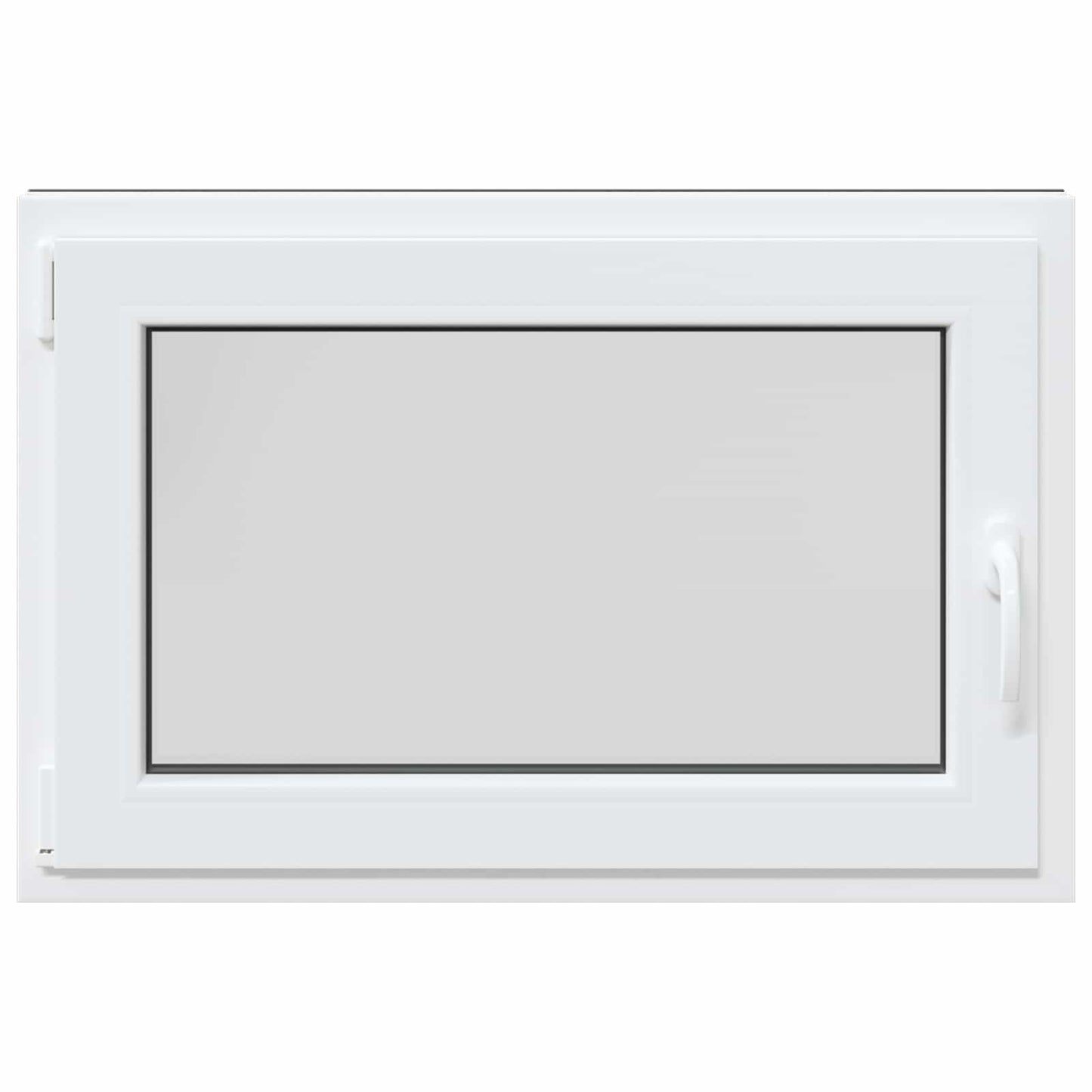 Basement Window RISOR 90 x 50 cm PVC and Glass Anthracite