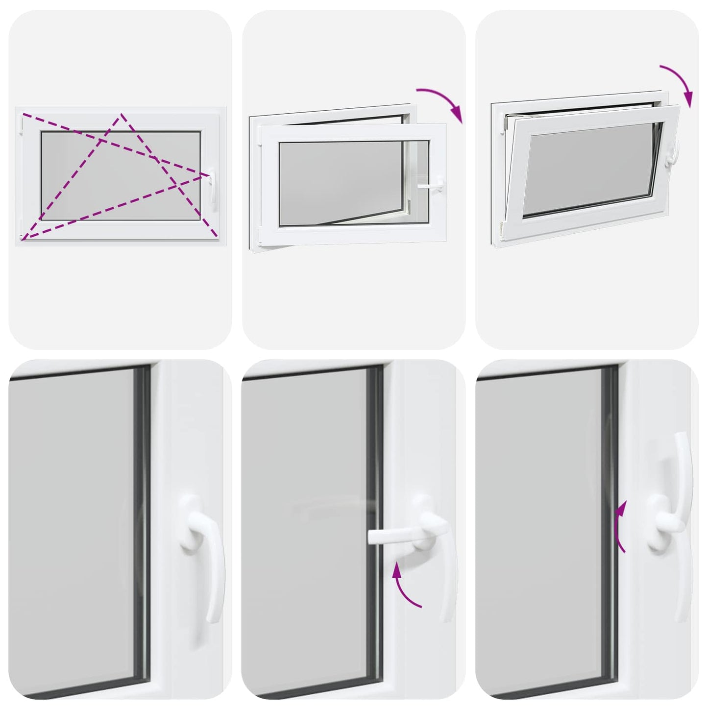 Tilt & Turn Basement Window RISOR 90 x 60 cm