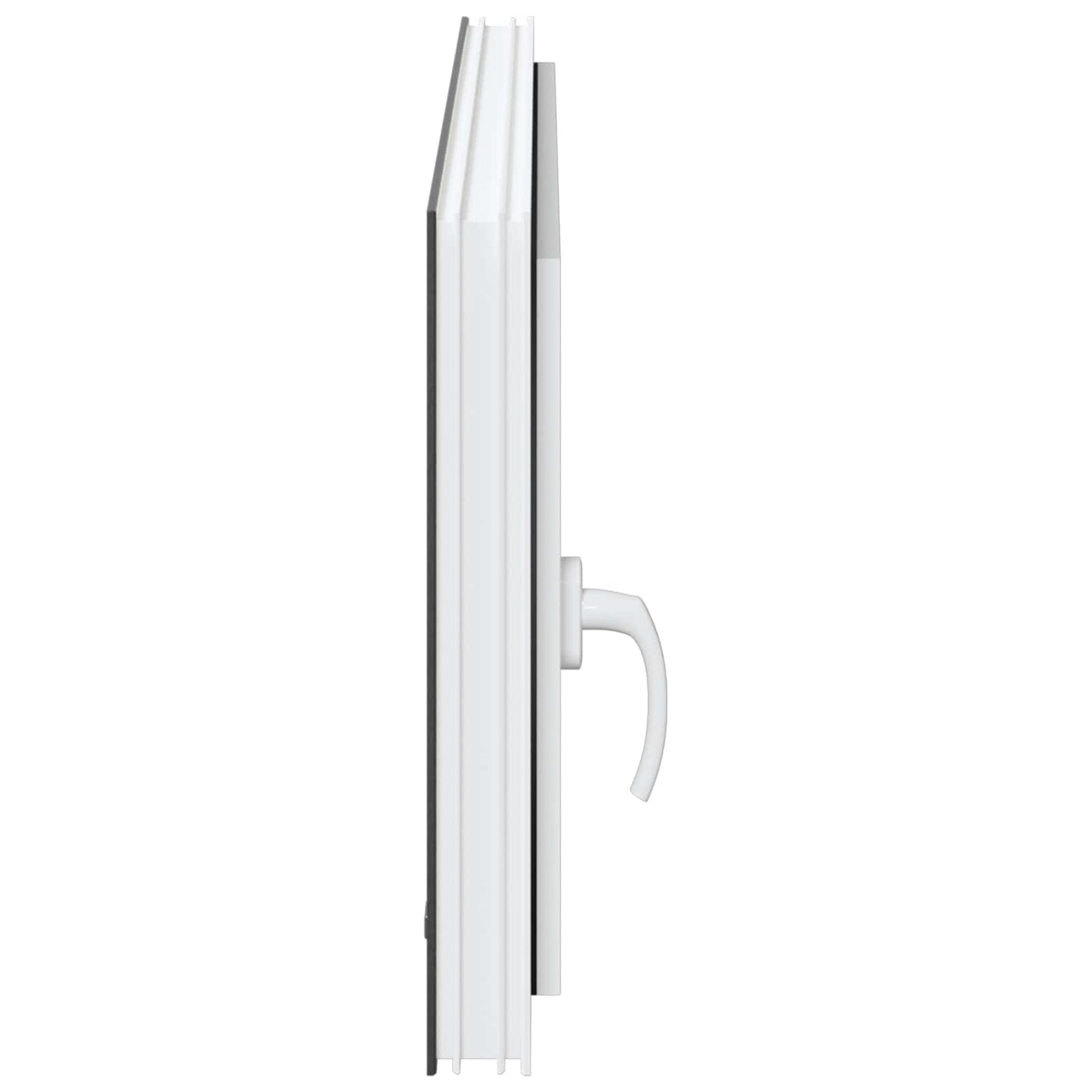 Basement Window RISOR 100 x 50 cm PVC and Glass Anthracite
