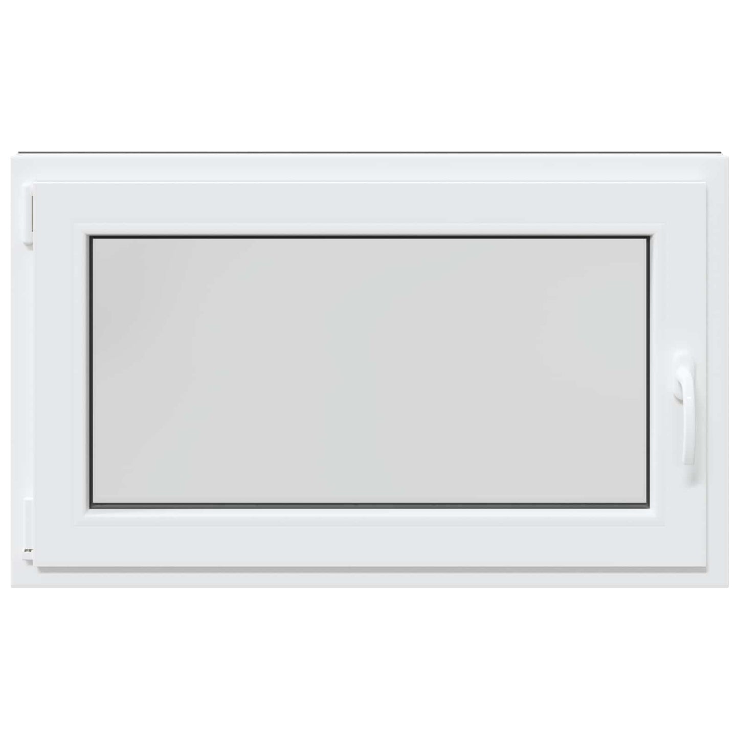 Basement Window RISOR 100 x 70 cm PVC and Glass Anthracite