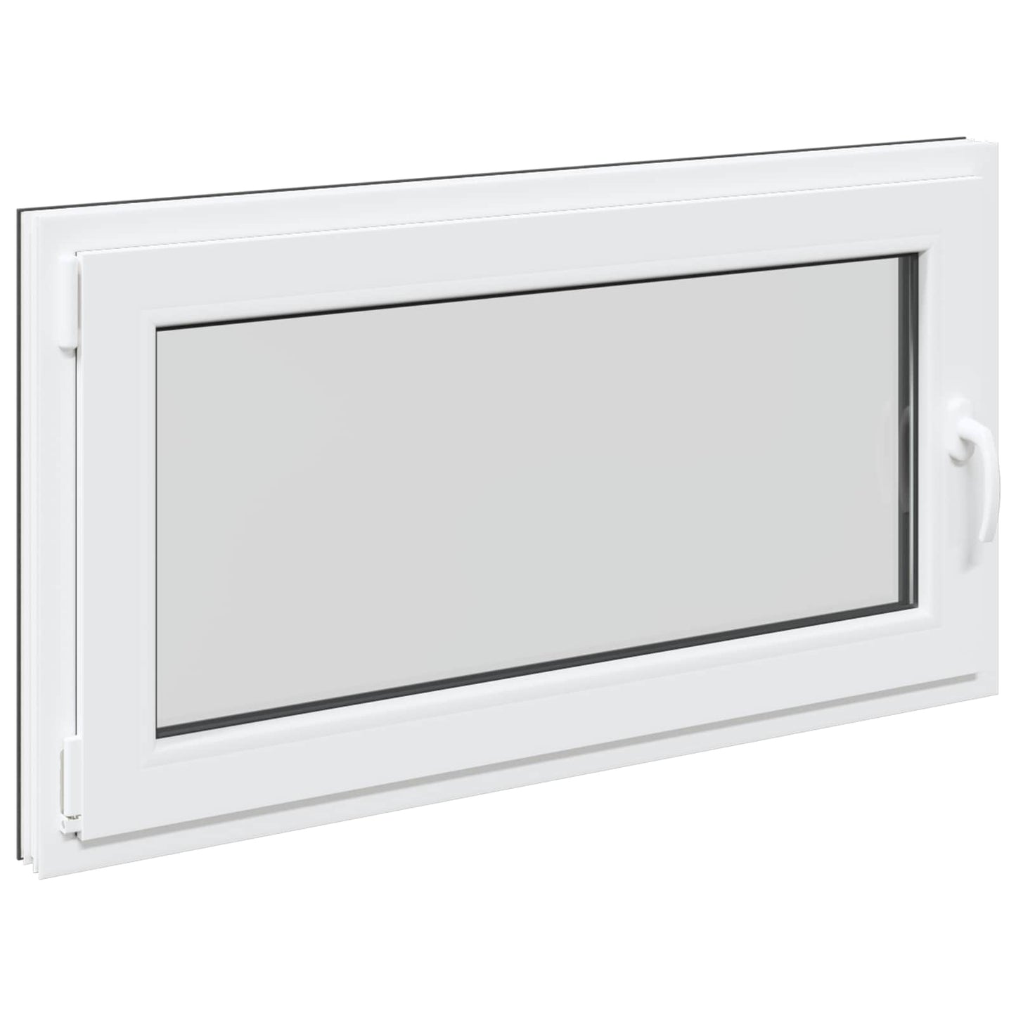 Basement Window RISOR 110 x 50 cm PVC and Glass Anthracite