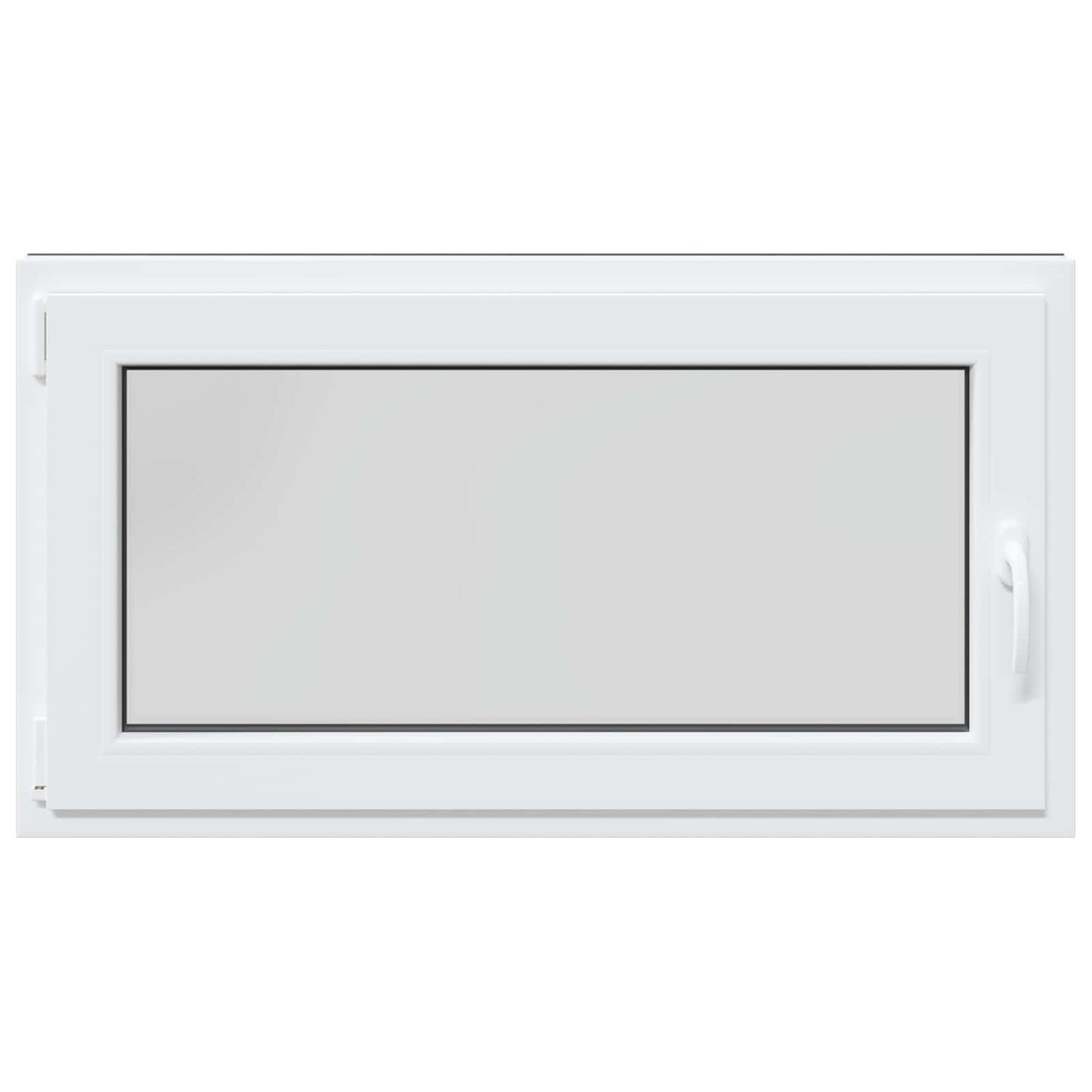 Basement Window RISOR 110 x 70 cm PVC and Glass Anthracite