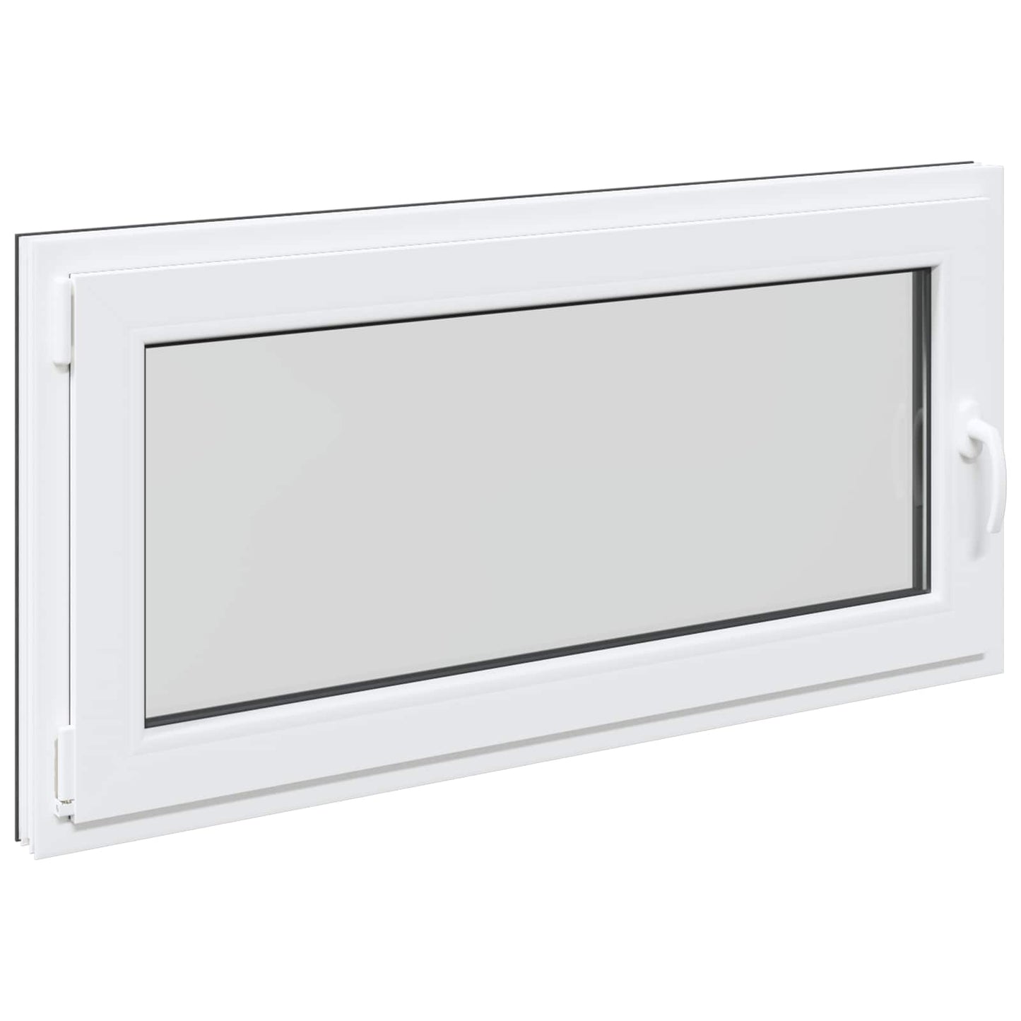 Basement Window RISOR 120 x 60 cm PVC and Glass Anthracite
