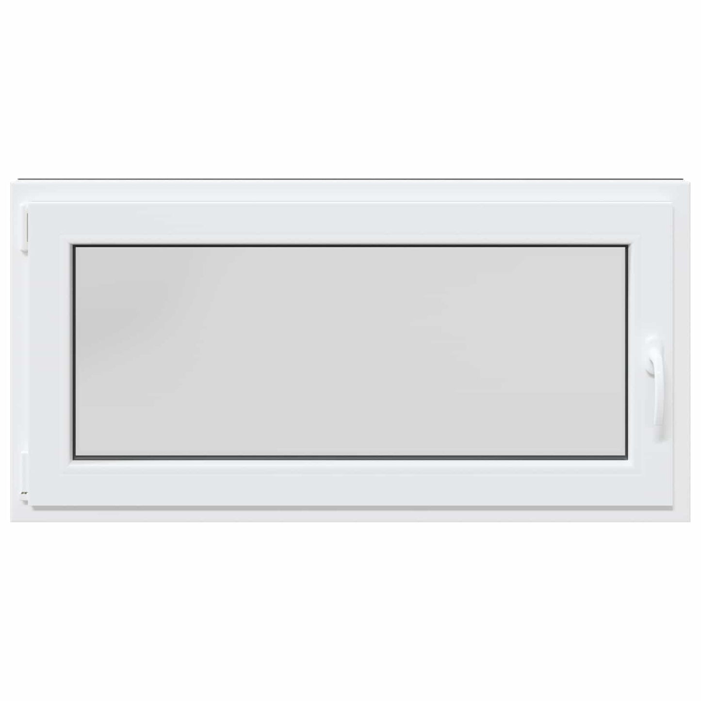 Basement Window RISOR 120 x 60 cm PVC and Glass Anthracite