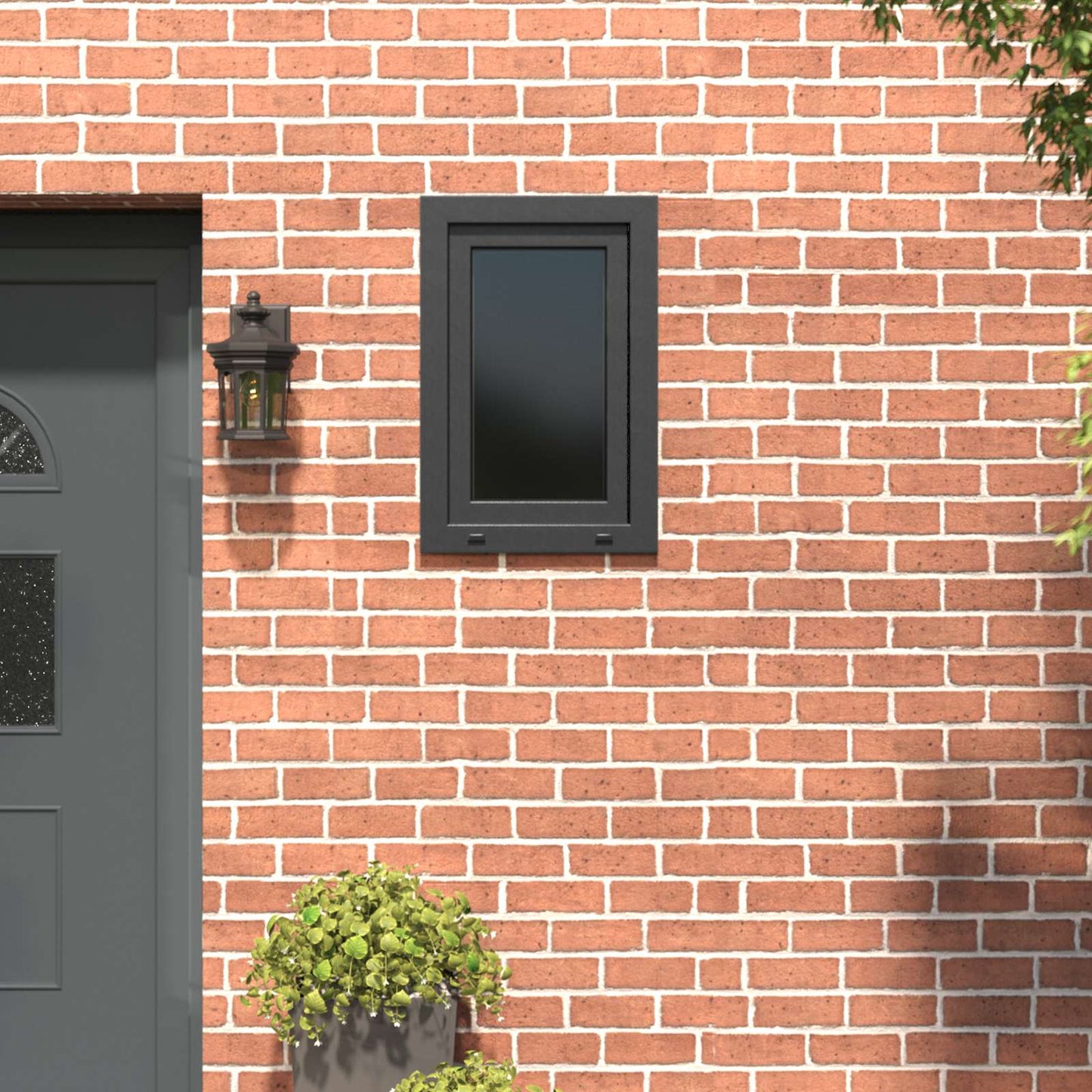 Tilt & Turn Basement Window RISOR 50 x 75 cm PVC and Glass