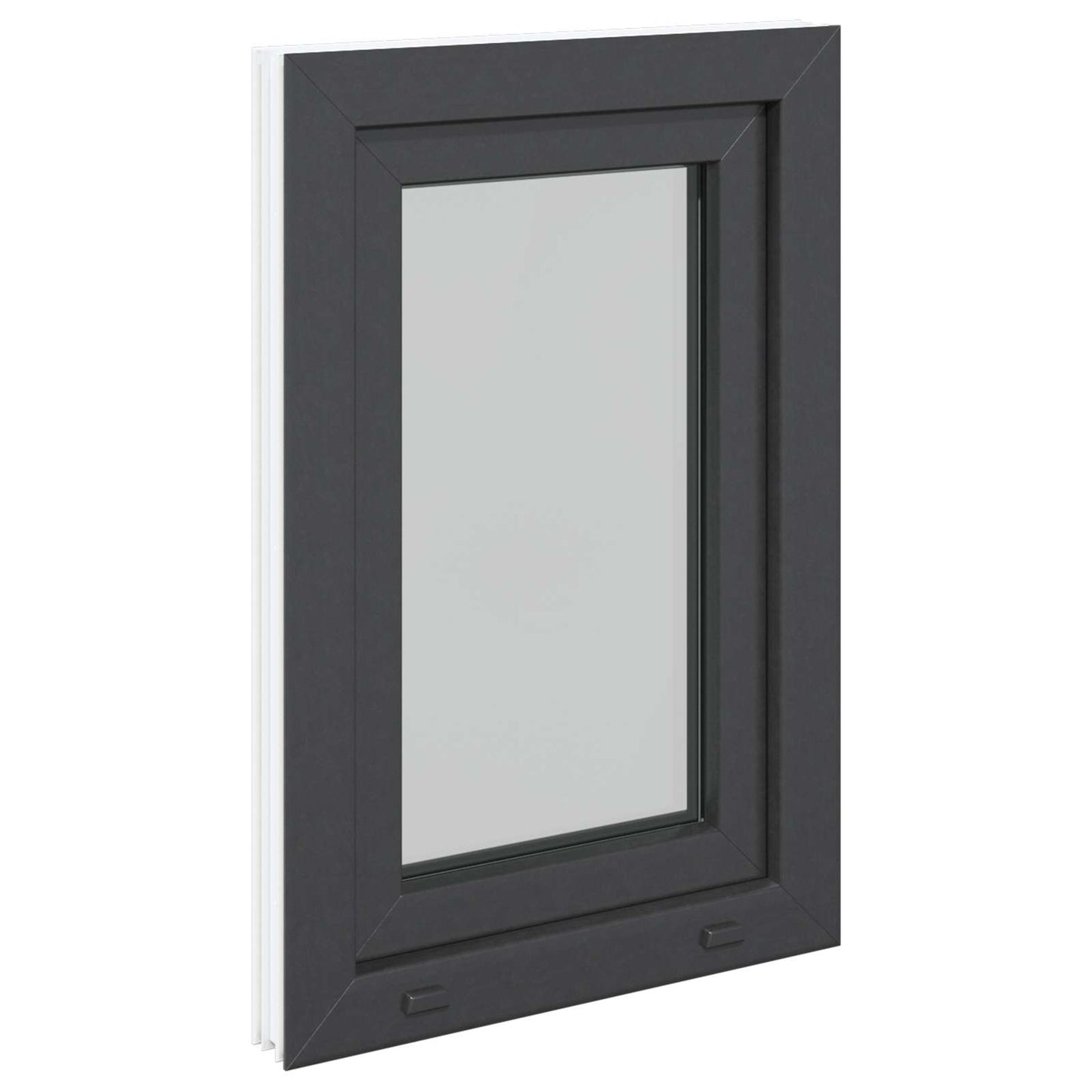 Tilt & Turn Basement Window RISOR 50 x 75 cm PVC and Glass