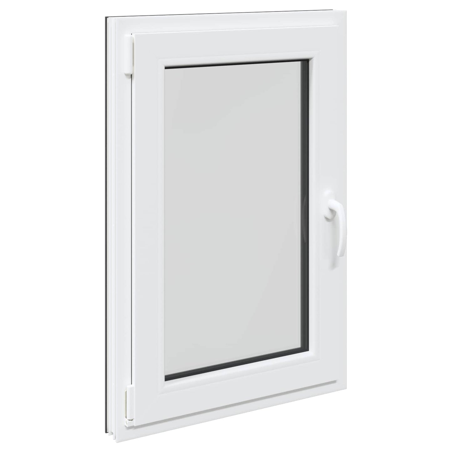 Basement Window RISOR 60 x 100 cm PVC and Glass Anthracite