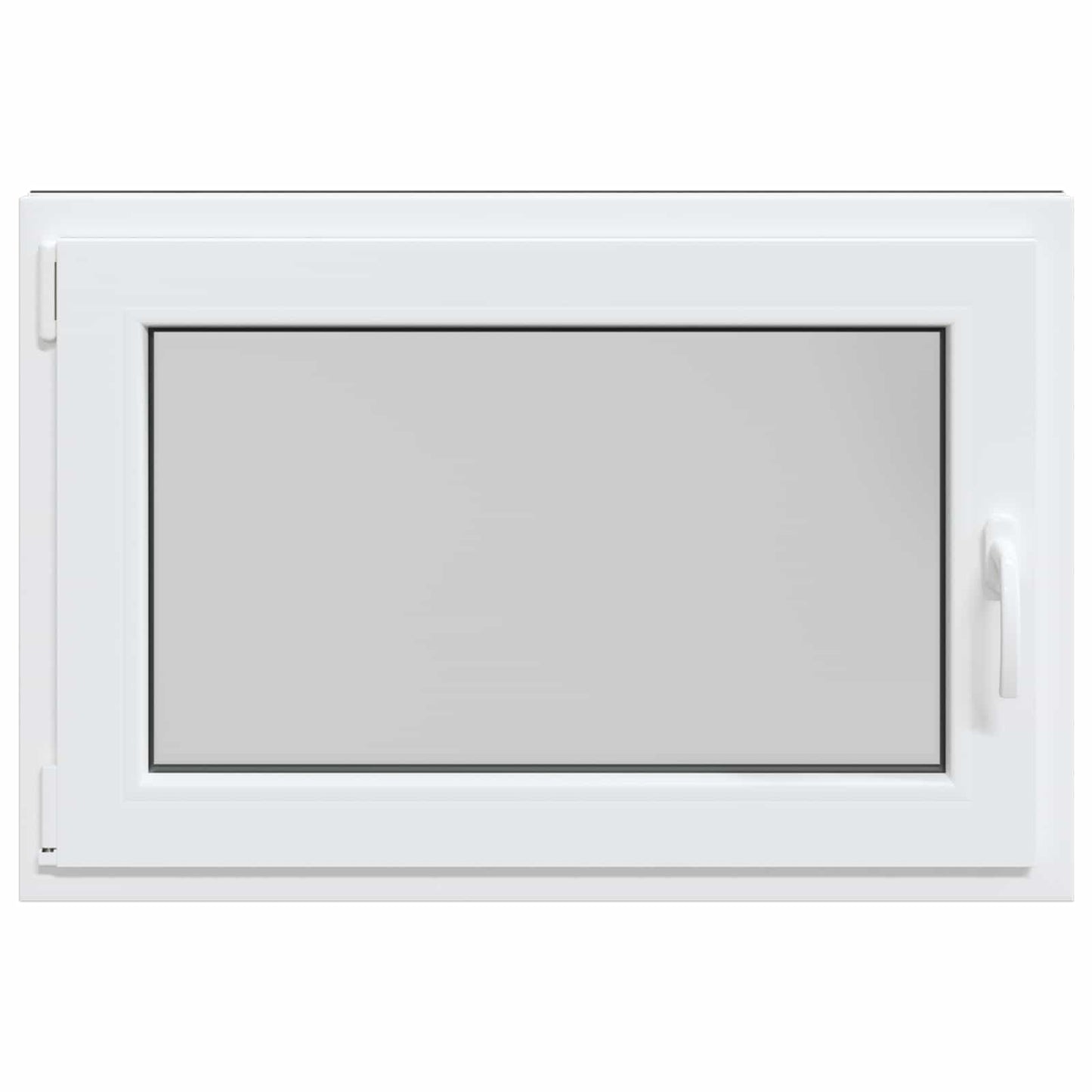 Basement Window RISOR 90 x 50 cm PVC and Glass Anthracite