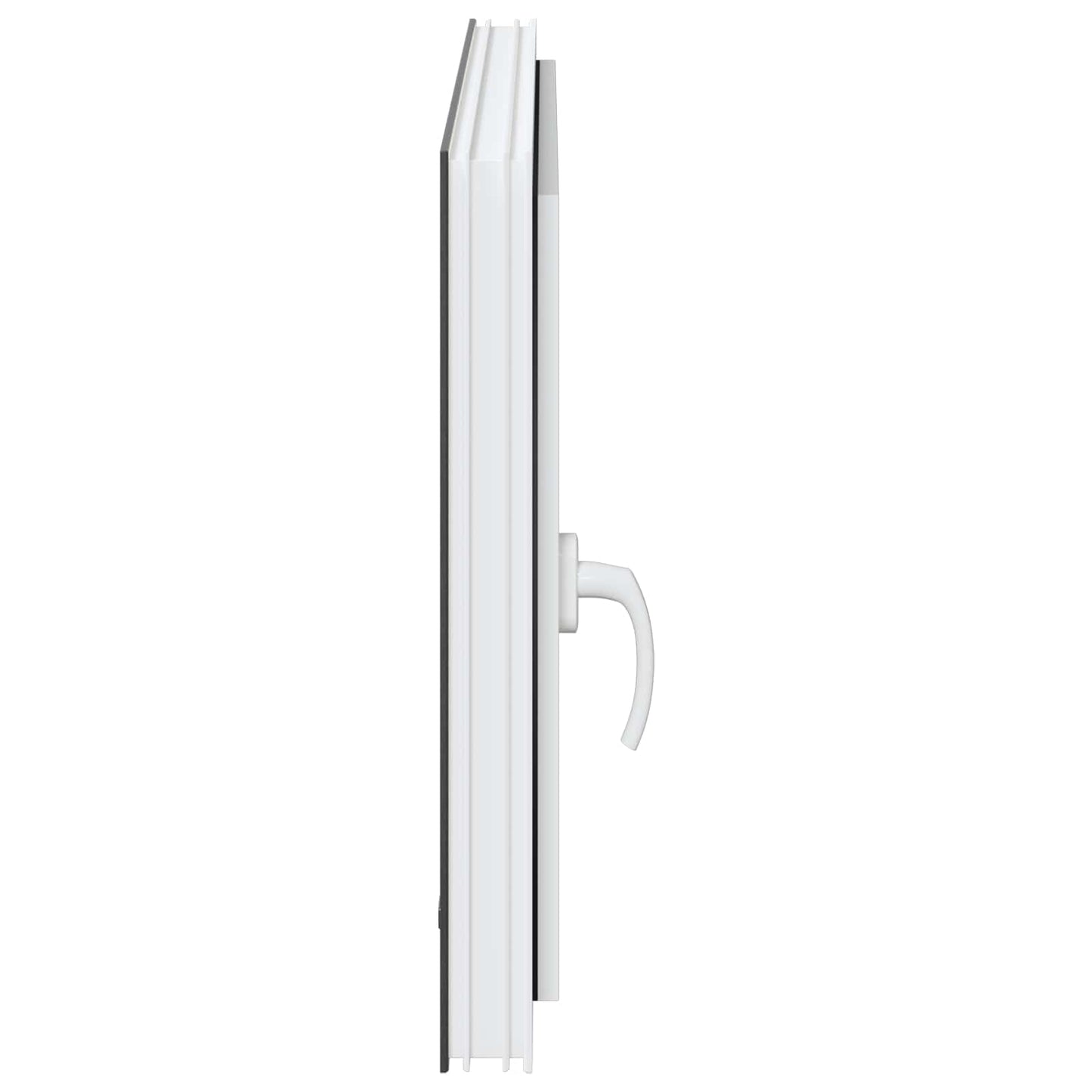 Basement Window RISOR 90 x 60 cm PVC and Glass Anthracite