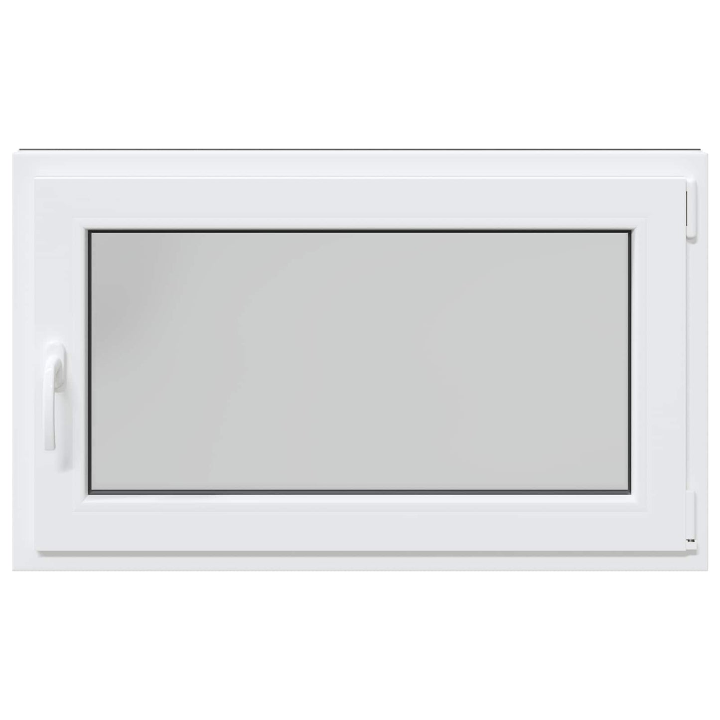 Basement Window RISOR 100 x 50 cm PVC and Glass Anthracite