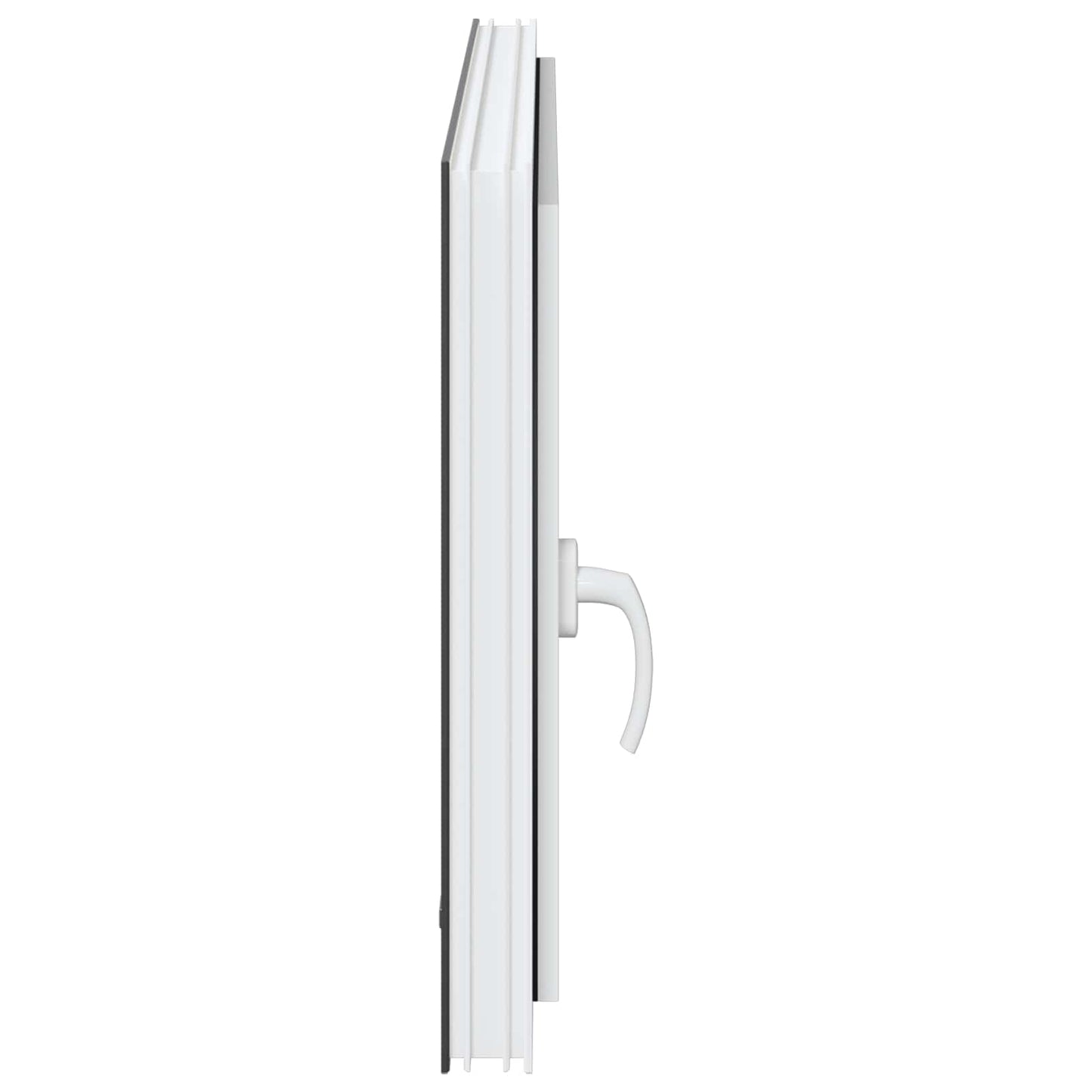 Basement Window RISOR 100 x 60 cm PVC and Glass Anthracite