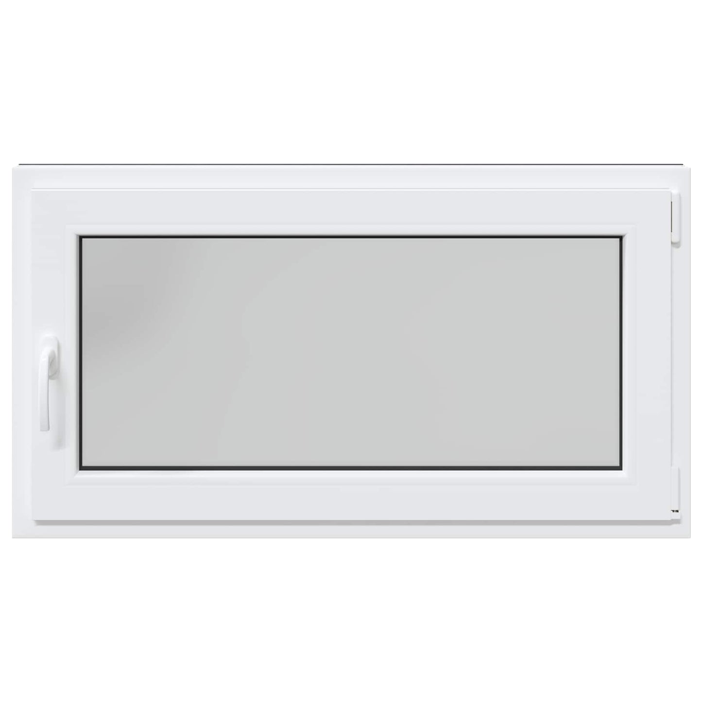 Basement Window RISOR 110 x 50 cm PVC and Glass Anthracite
