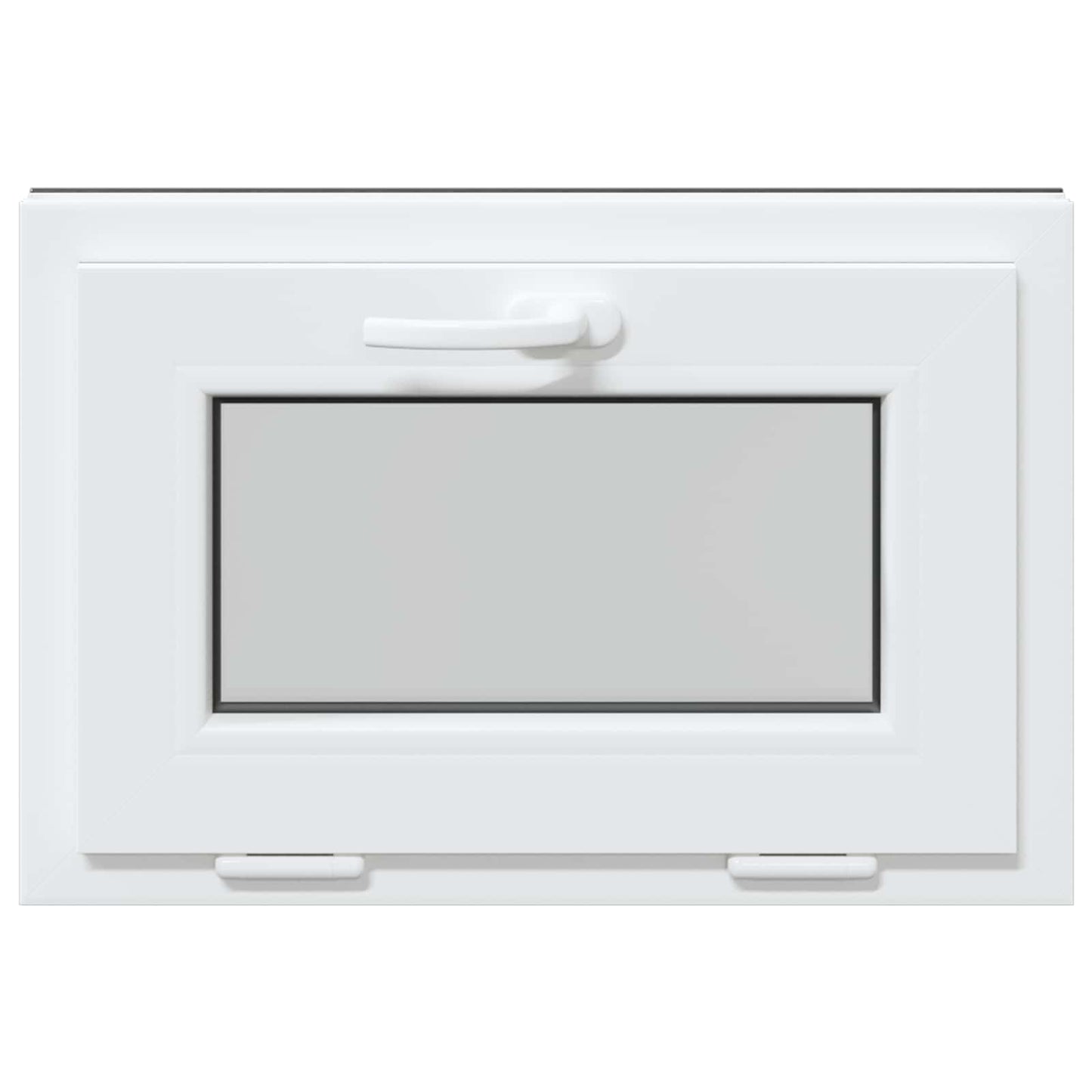Basement Window RISOR 60 x 40 cm PVC and Glass Anthracite