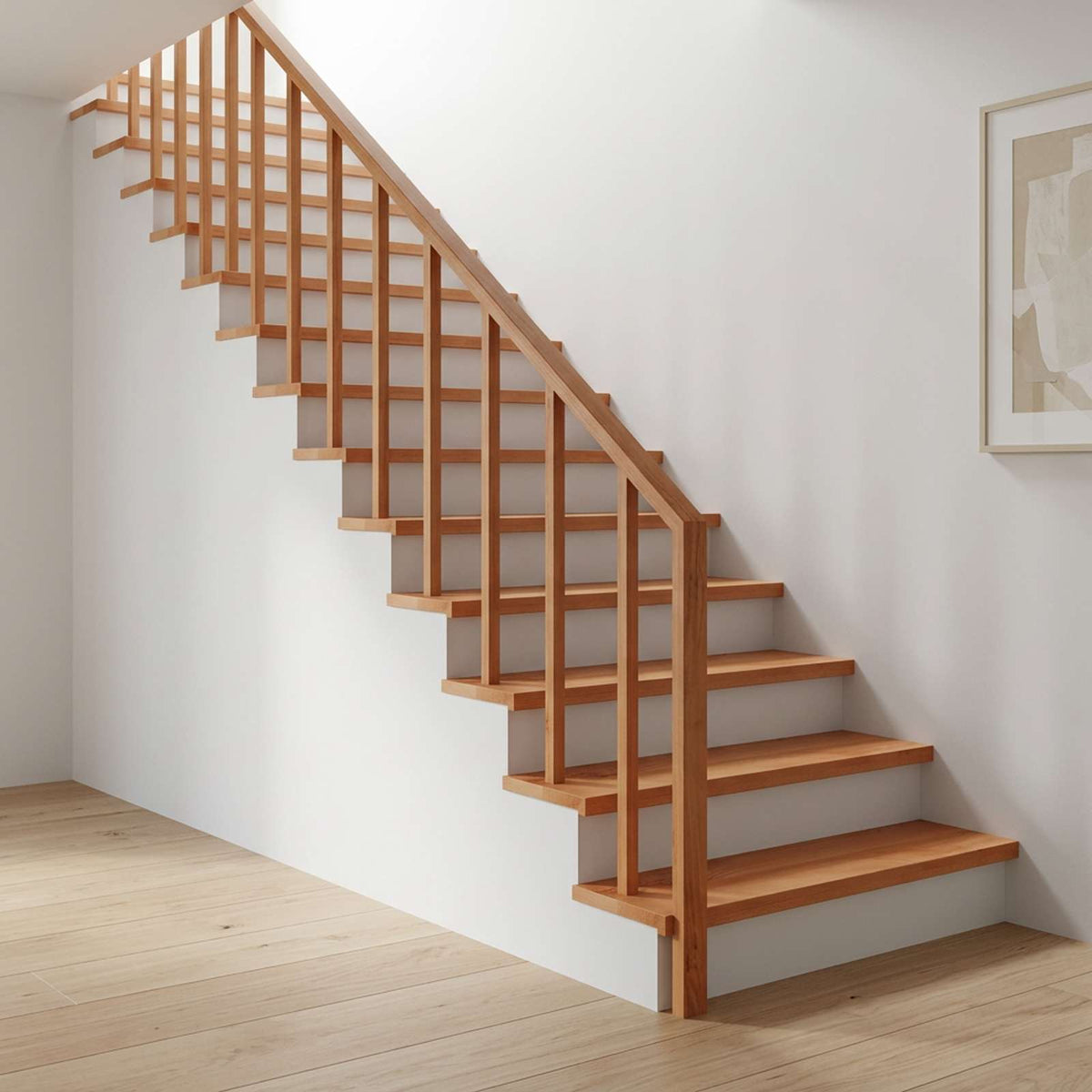 Stair Treads 8 pcs 110 x 25 x 2 cm Varnish Solid Beech Wood
