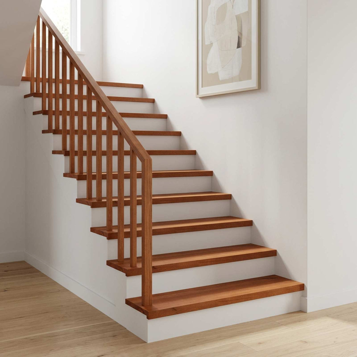 Stair Treads 2 pcs 90 x 25 x 2 cm Brown Solid Beech Wood