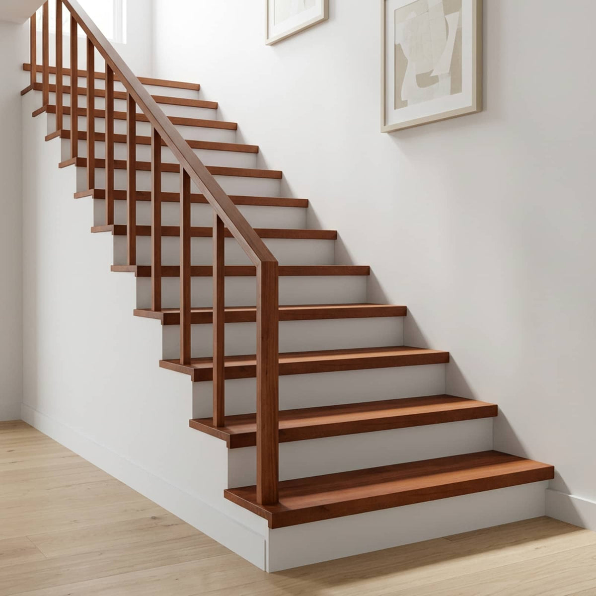 Stair Treads 2 pcs 120 x 25 x 2 cm Brown Solid Beech Wood